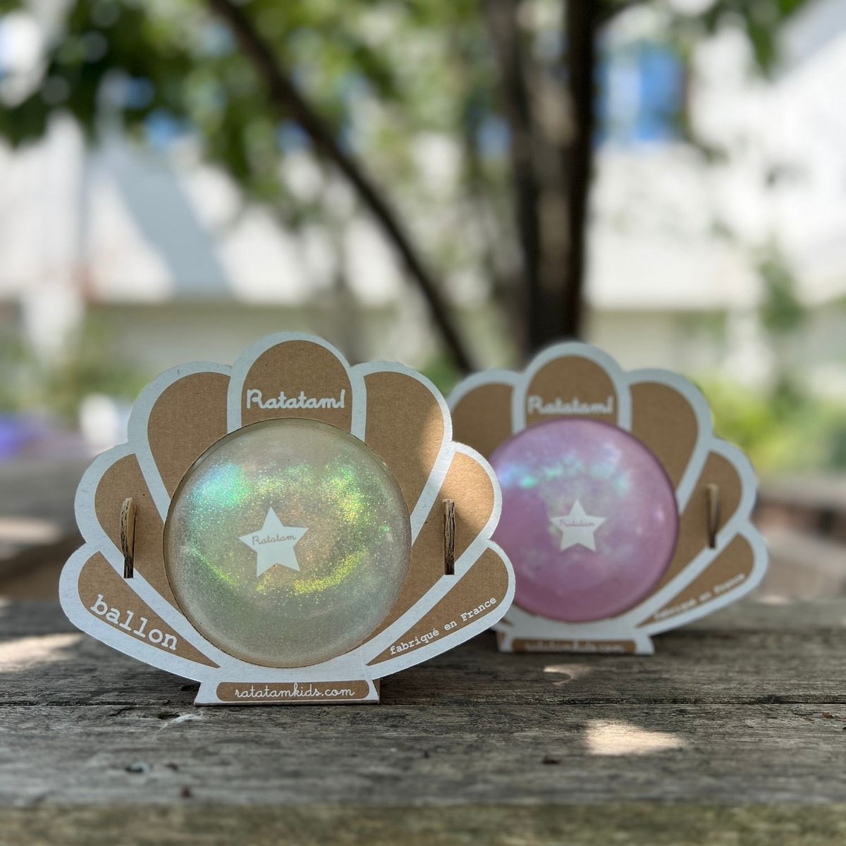 Ballon coquillage blanc, RATATAM