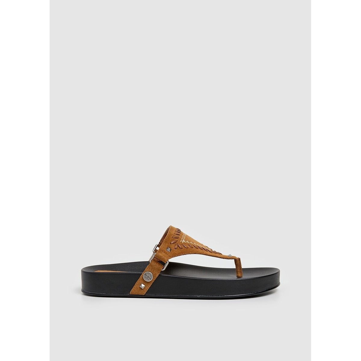 Chanclas AGNES BRAIDED camel, PEPE JEANS
