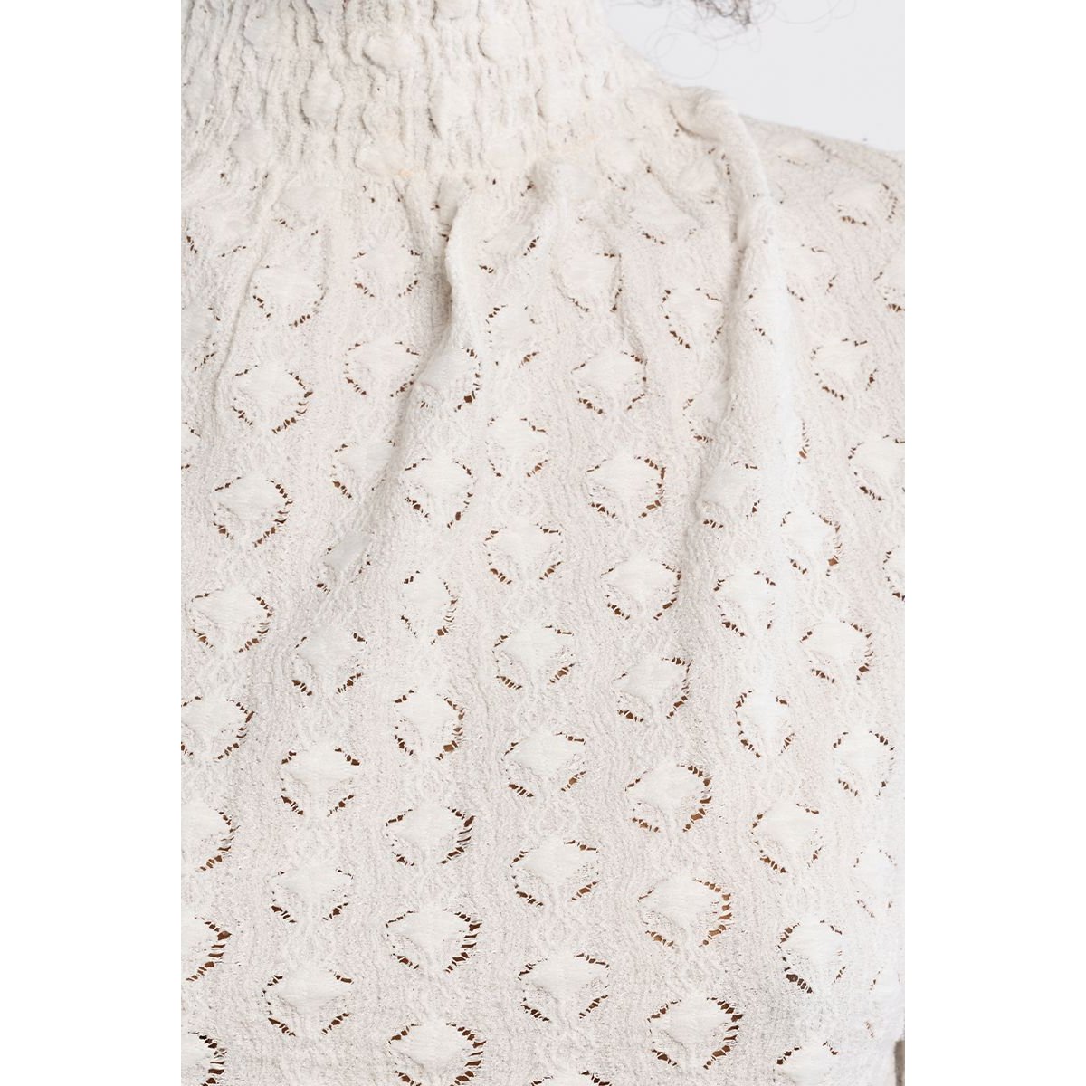 Sous-pull Victorien, en semi-transparence blanc, LILI SIDONIO