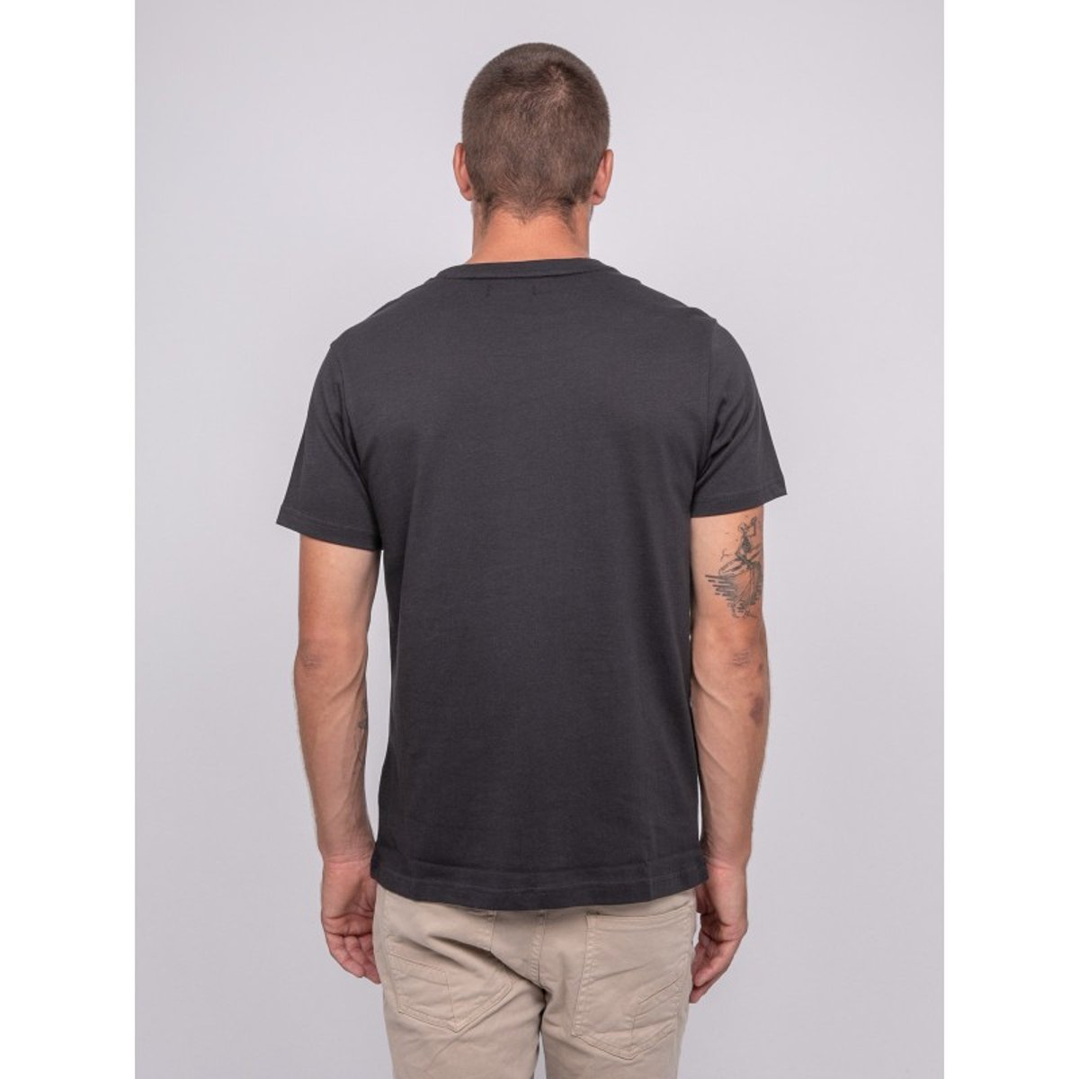T-shirt Manches Courtes Imprimé Jaguar gris, RITCHIE