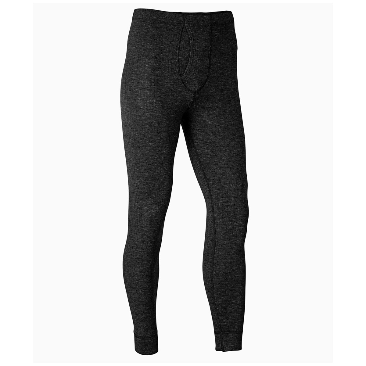 Caleçon long Interlock degrès 4 noir, DAMART