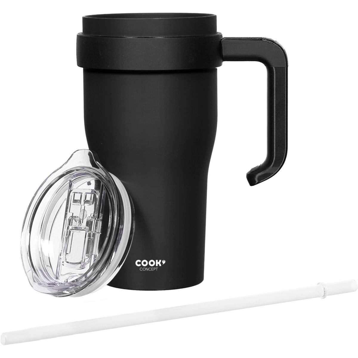 Mug isotherme mini miami uni 600ml couleur aléatoire couleur unique, COOK CONCEPT
