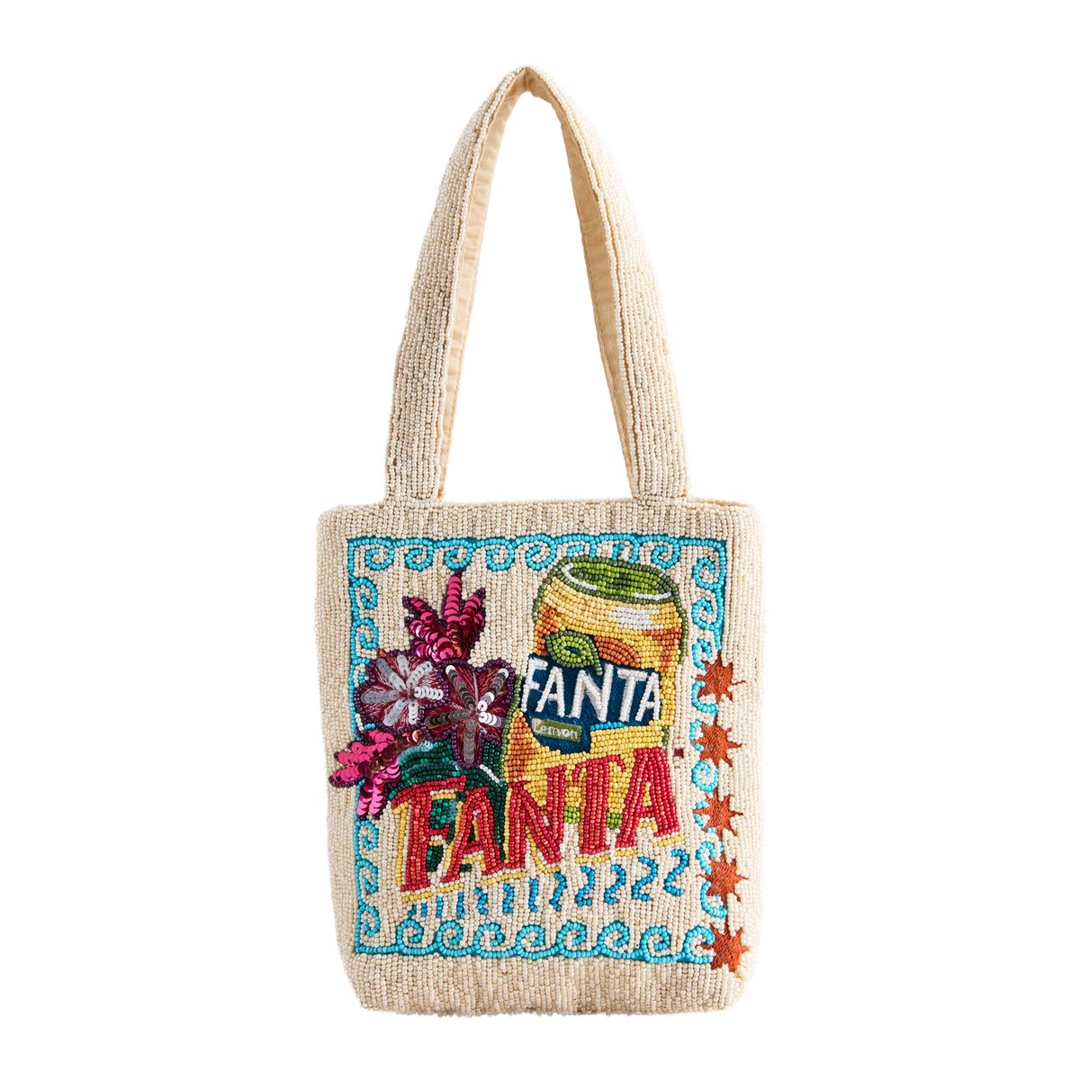 Mini sac à main orné fanta sous licence crème, NEXT