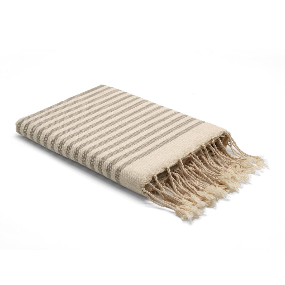 Fouta coton HOSSEGOR taupe, FEBRONIE