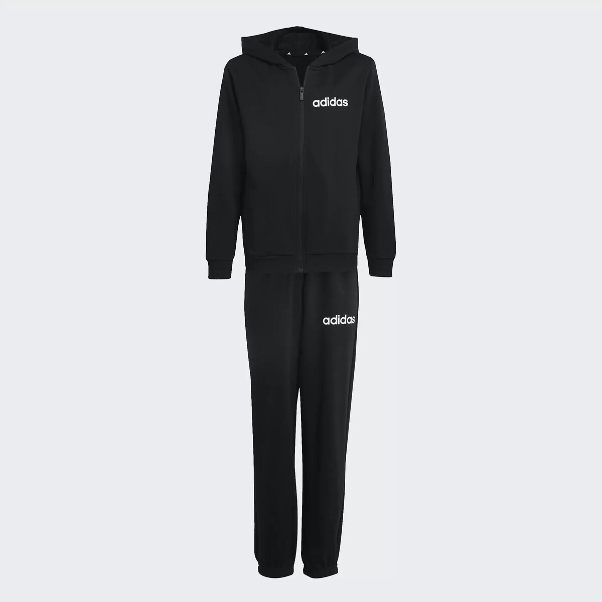 Conjunto em moletão, ESSENTIALS preto , ADIDAS SPORTSWEAR
