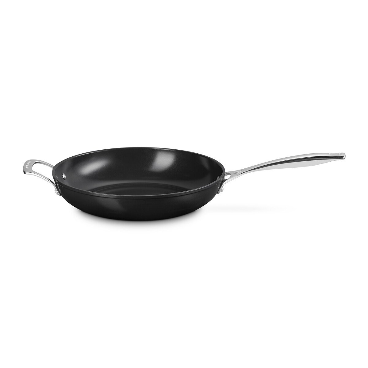 Set de 2 poêles Essentielle en céramique noir, LE CREUSET