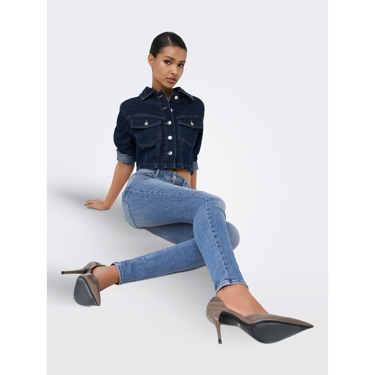Jean Skinny light blue denim, ONLY