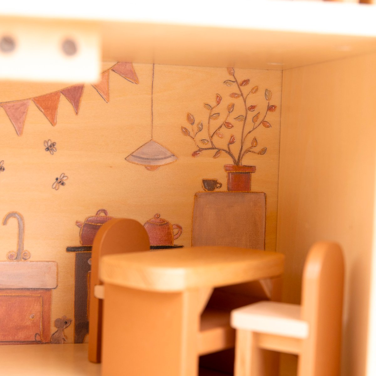 La maison de poupées aux écureuils beige, EGMONT TOYS
