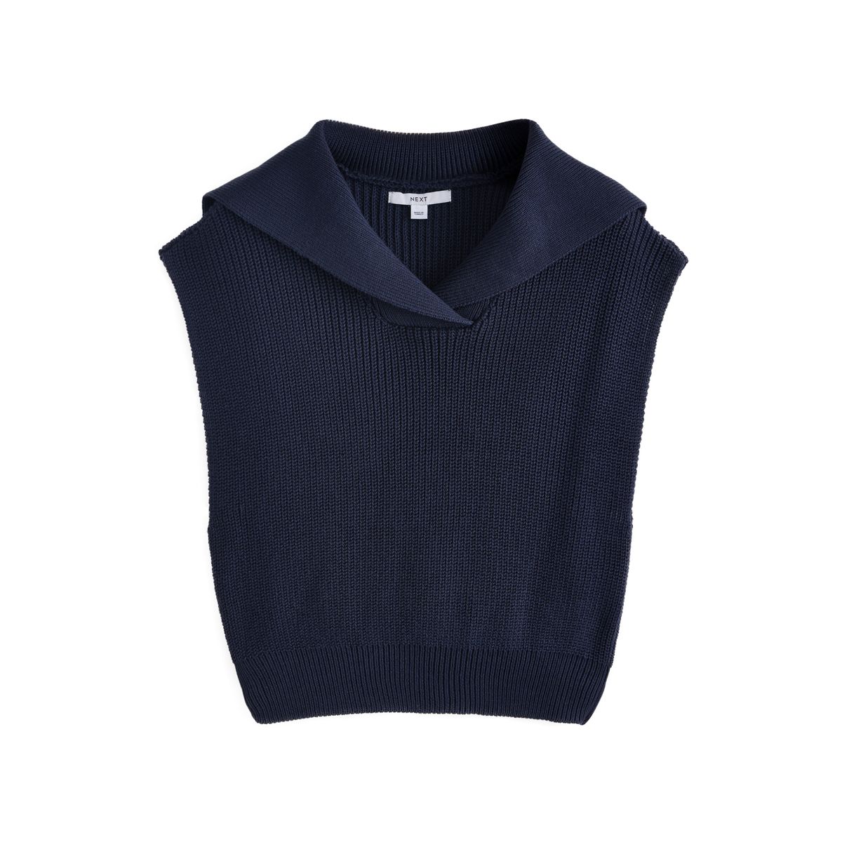 Débardeur en maille bleu marine, NEXT