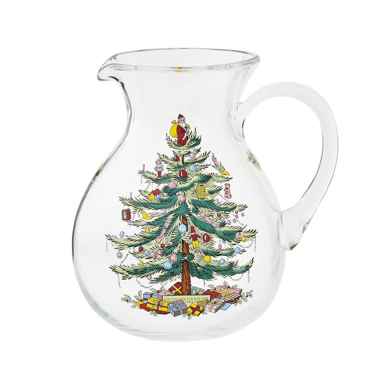 Christmas Tree Glass Pitcher multi-coloured, PORTMEIRION