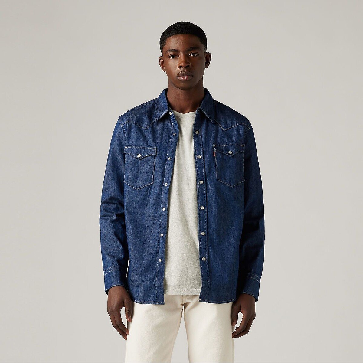 Camisa vaquera Barstow Western azul aclarado    , LEVI'S