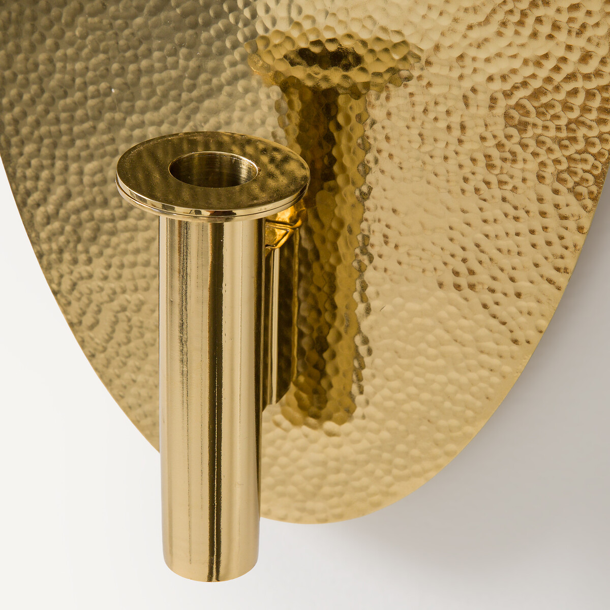 Lunou Oval Wall Sconce with Candle Holder/Bud Vase in Brass brass, AM.PM
