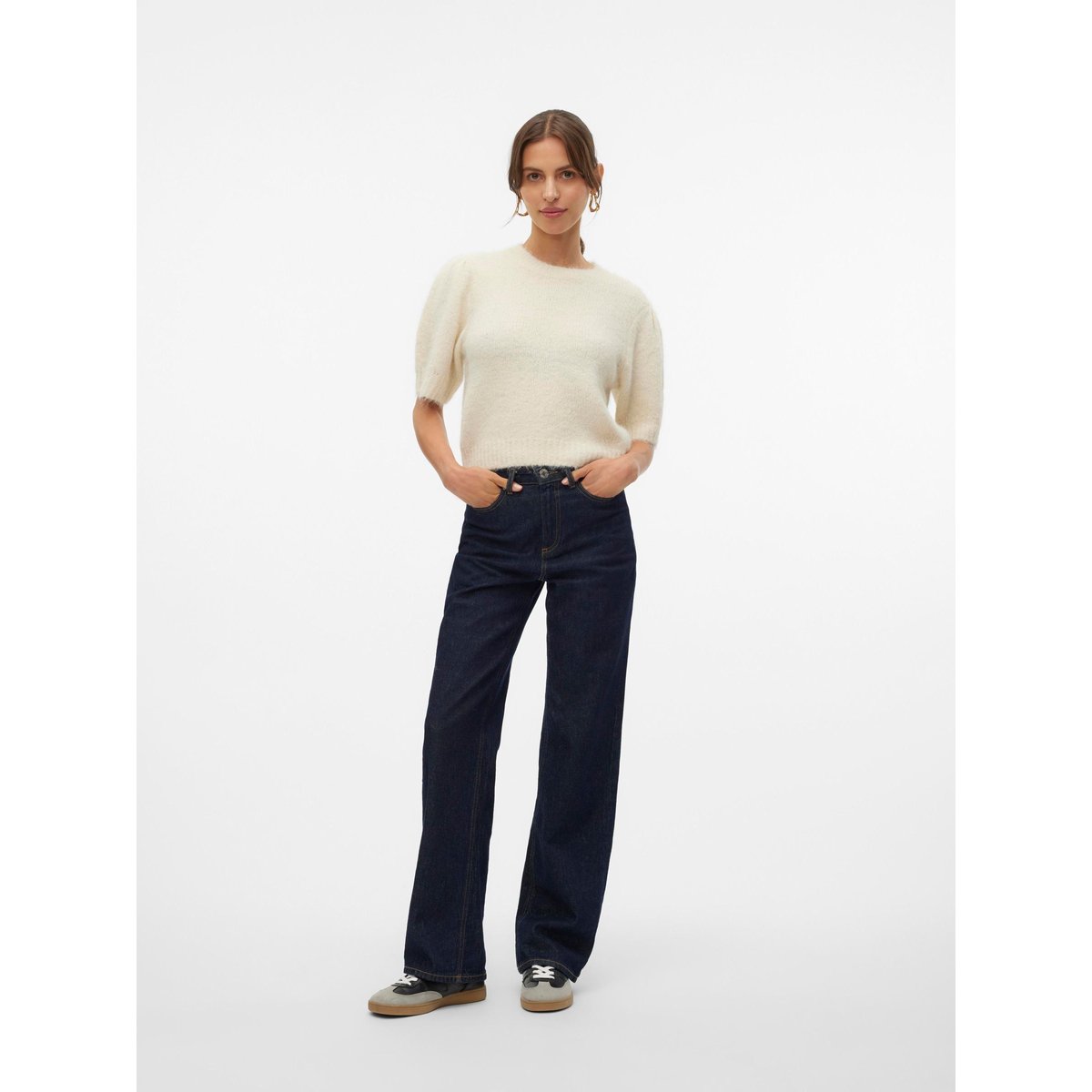Pull En Maille birch, VERO MODA