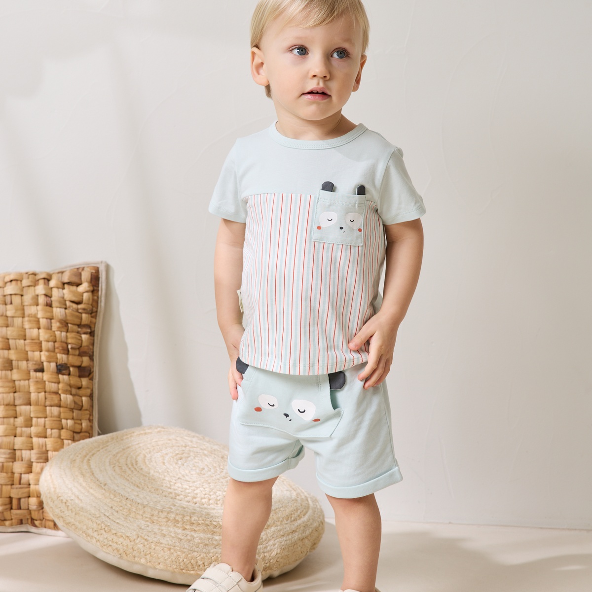 T-shirt enfant Bento vert, PETIT BEGUIN
