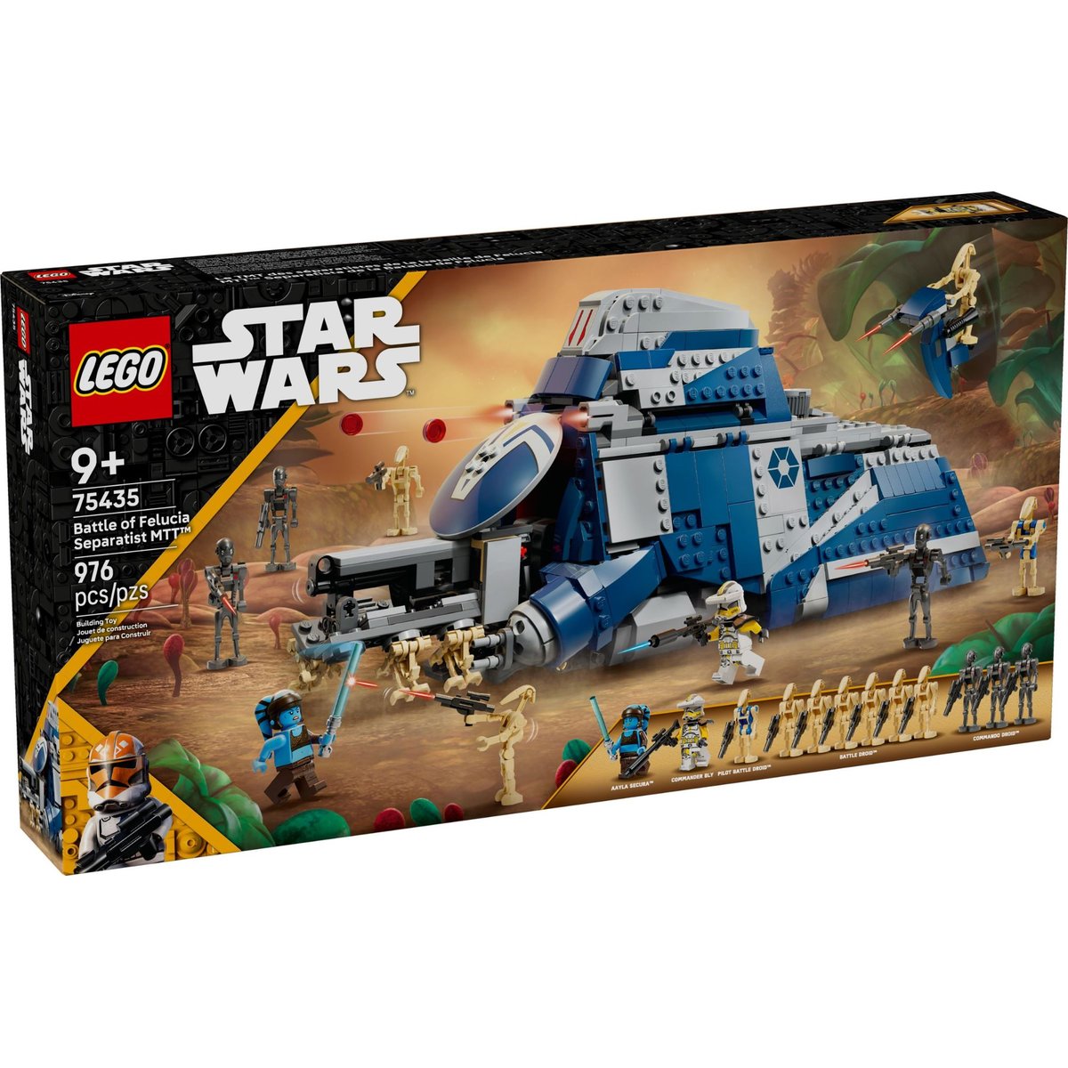 LEGO Star Wars - MTT des Séparatistes de la bataille de Felucia (75435) couleur unique, LEGO