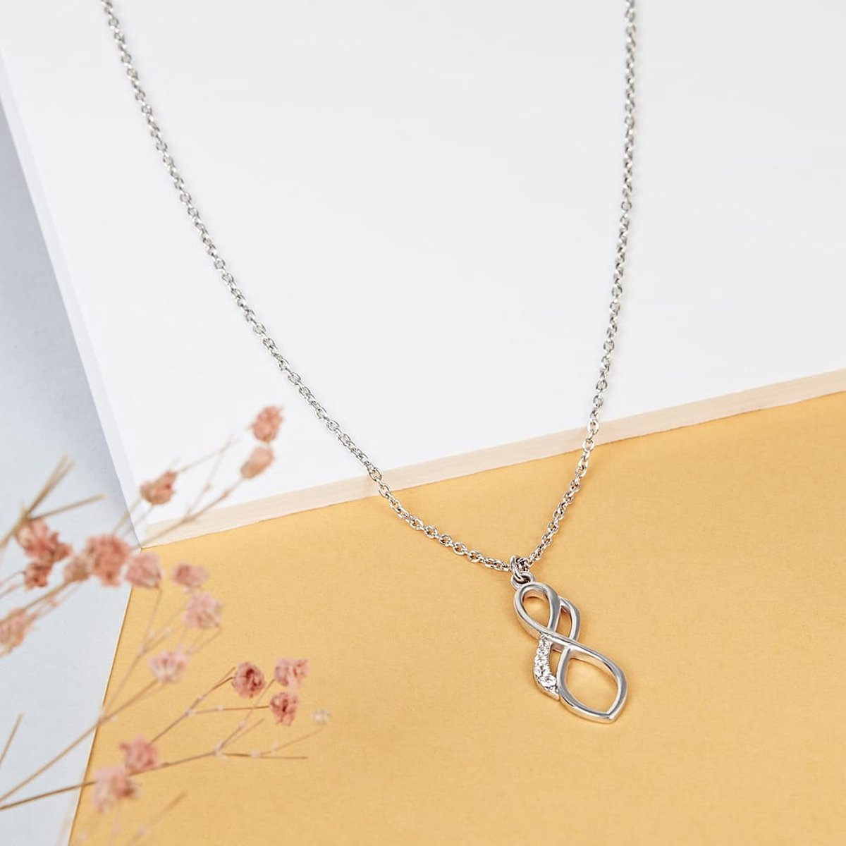 Colliers en Oxyde De Zirconium/argent et Oxyde de zirconium argent et jaune, CLEOR