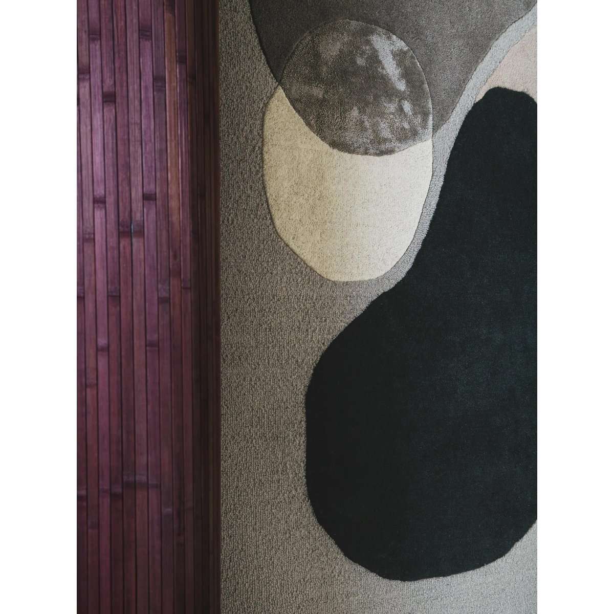 Tapis de laine tufté main KYOTO multicouleur/gris, BENUTA