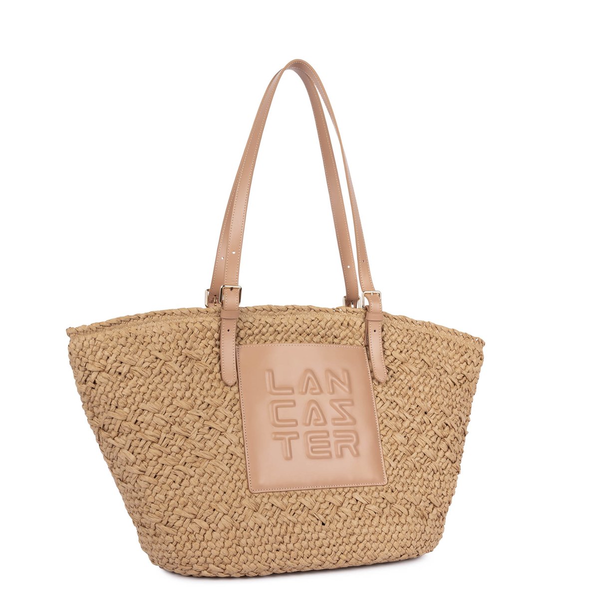 Grand sac cabas épaule LE PANIER naturel, LANCASTER