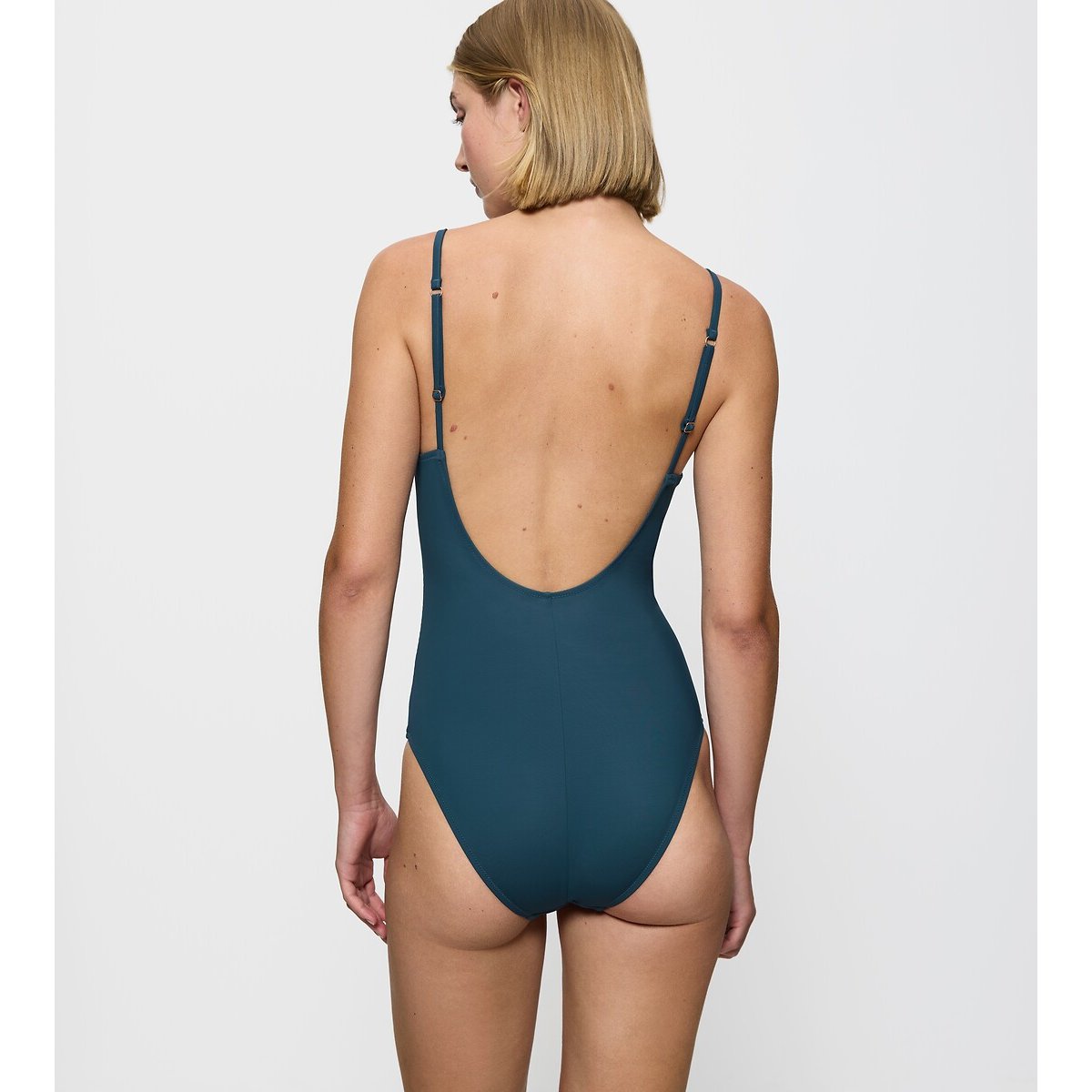 Summer Twist Ruched Swimsuit blue/green, TRIUMPH