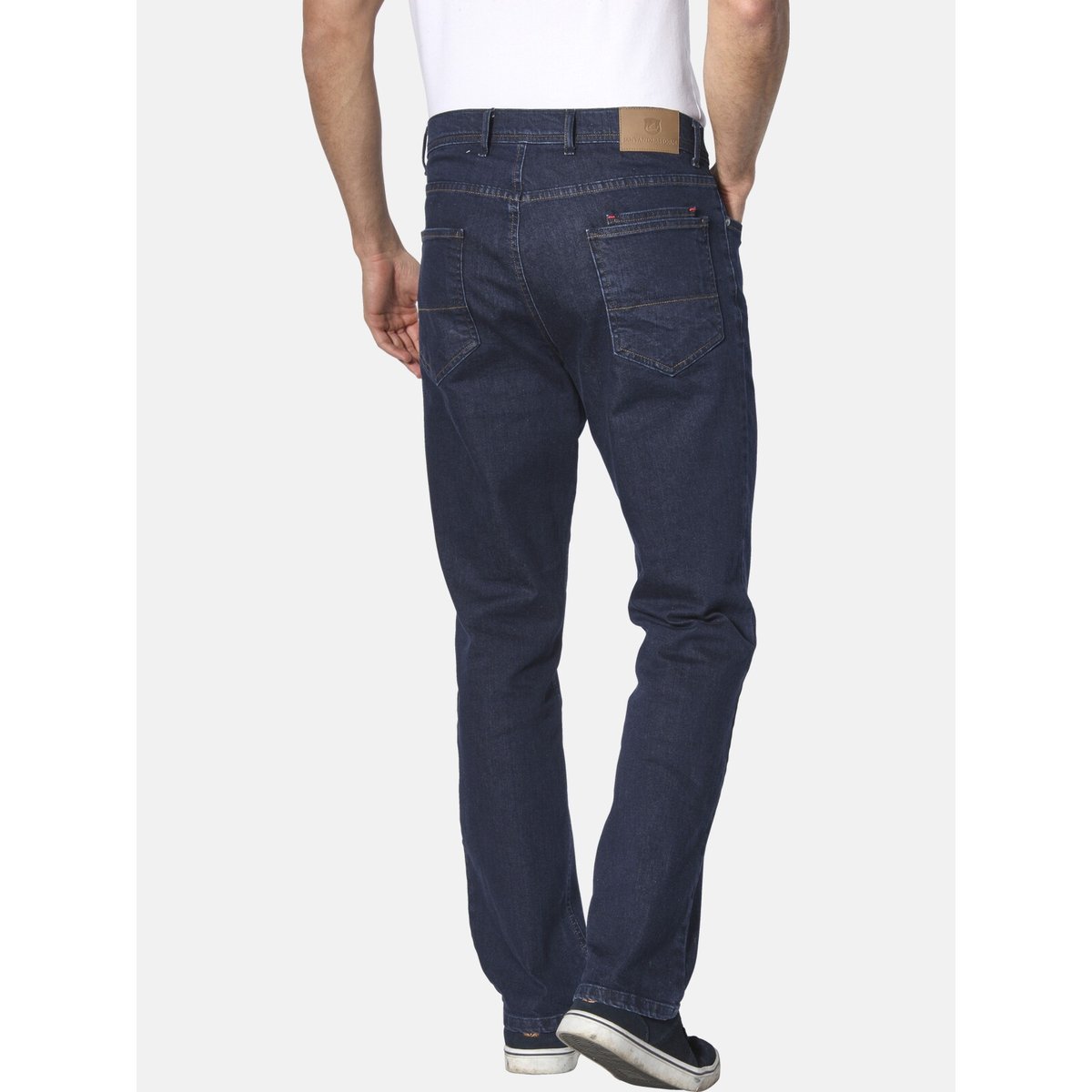 Jean taille basse JAAME bleu foncé, JAN VANDERSTORM
