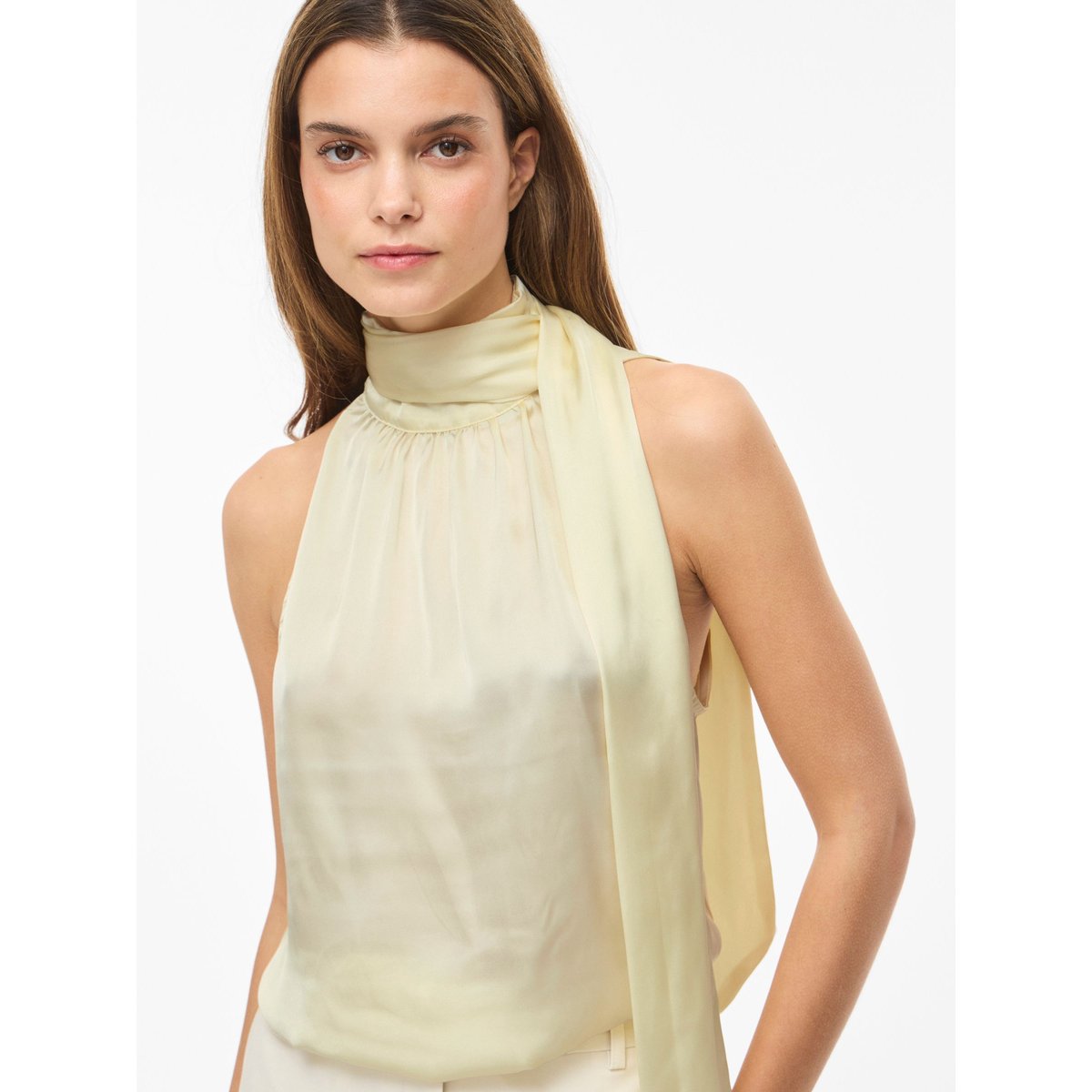 Top Sans Manches pastel yellow, VILA