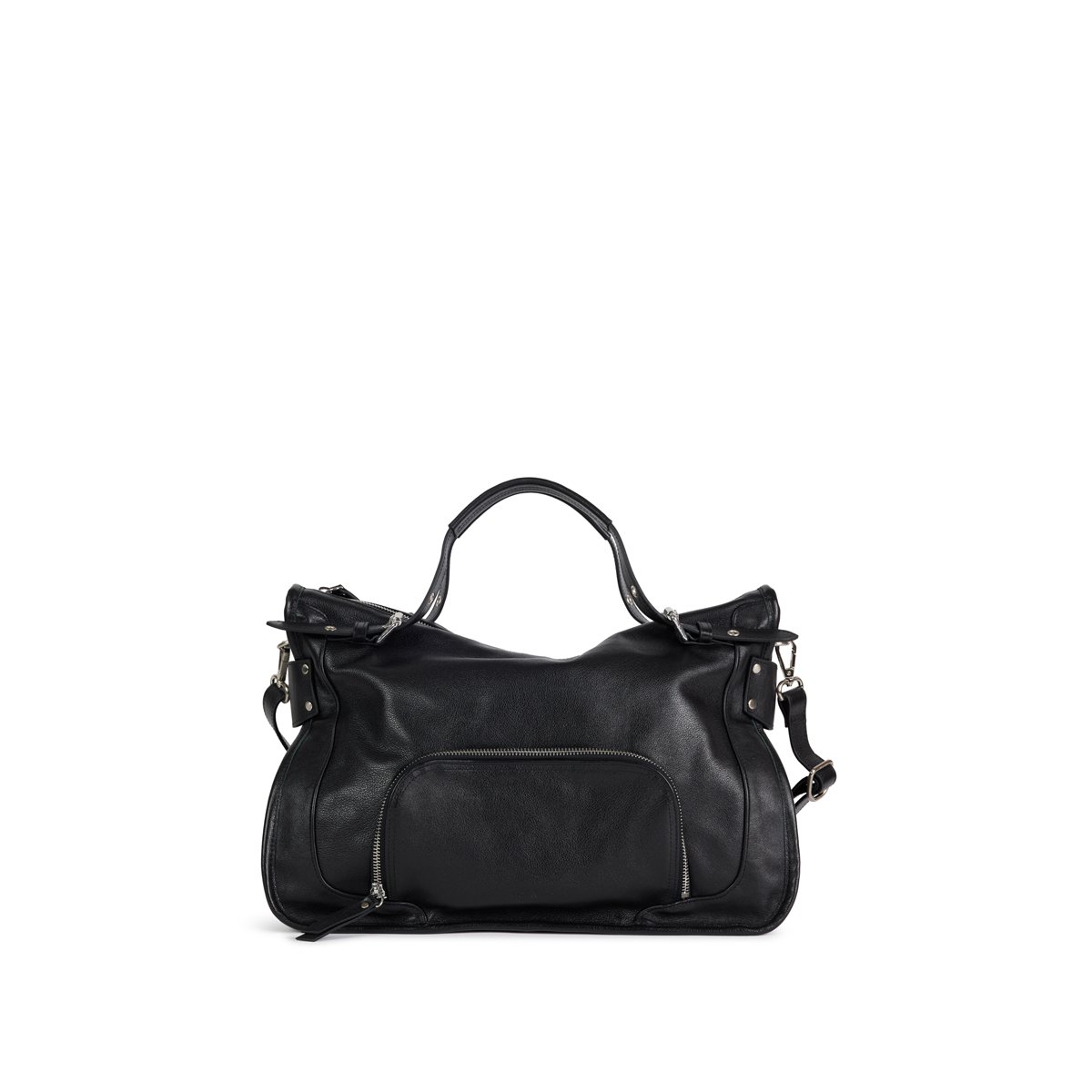 Sac à main en cuir MEGHAN noir, NAT & NIN