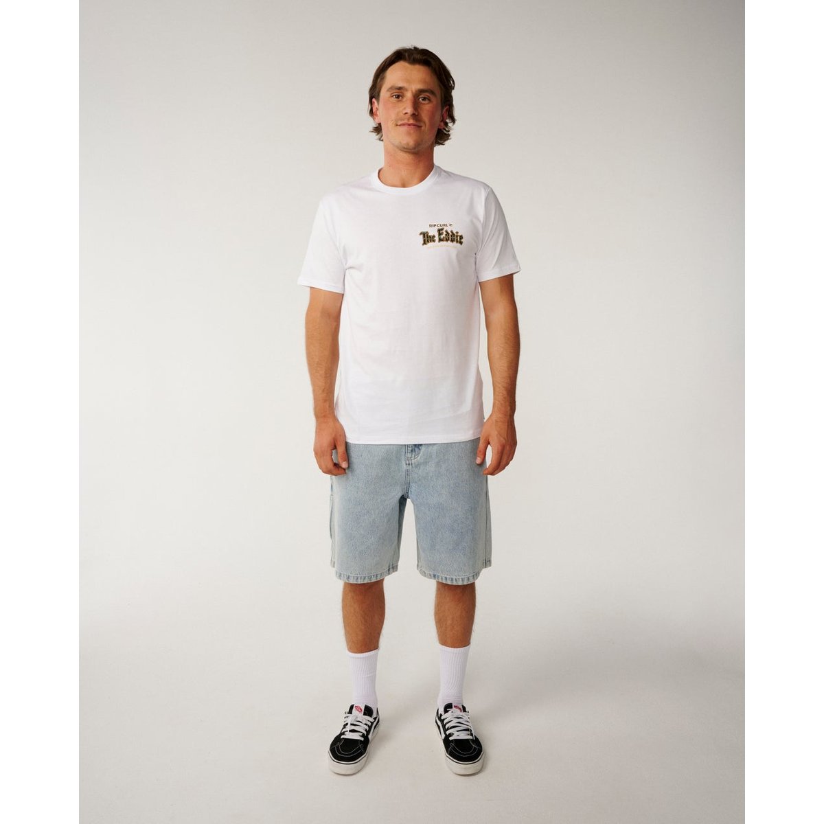 T-shirtEDDIE WOUL GO POSTER ART blanc, RIP CURL