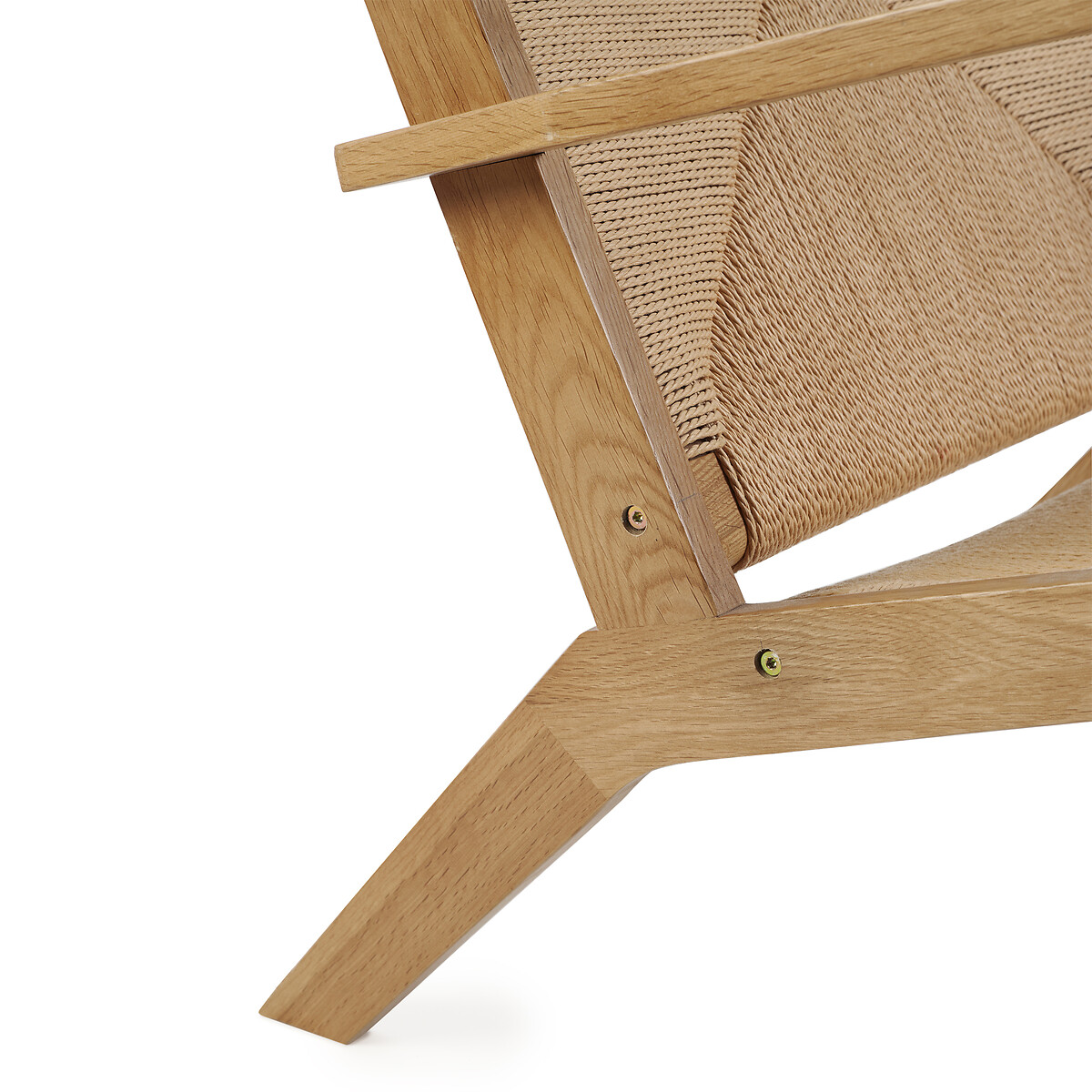 Ophelia Boho Oak Accent Chair oak, SO'HOME