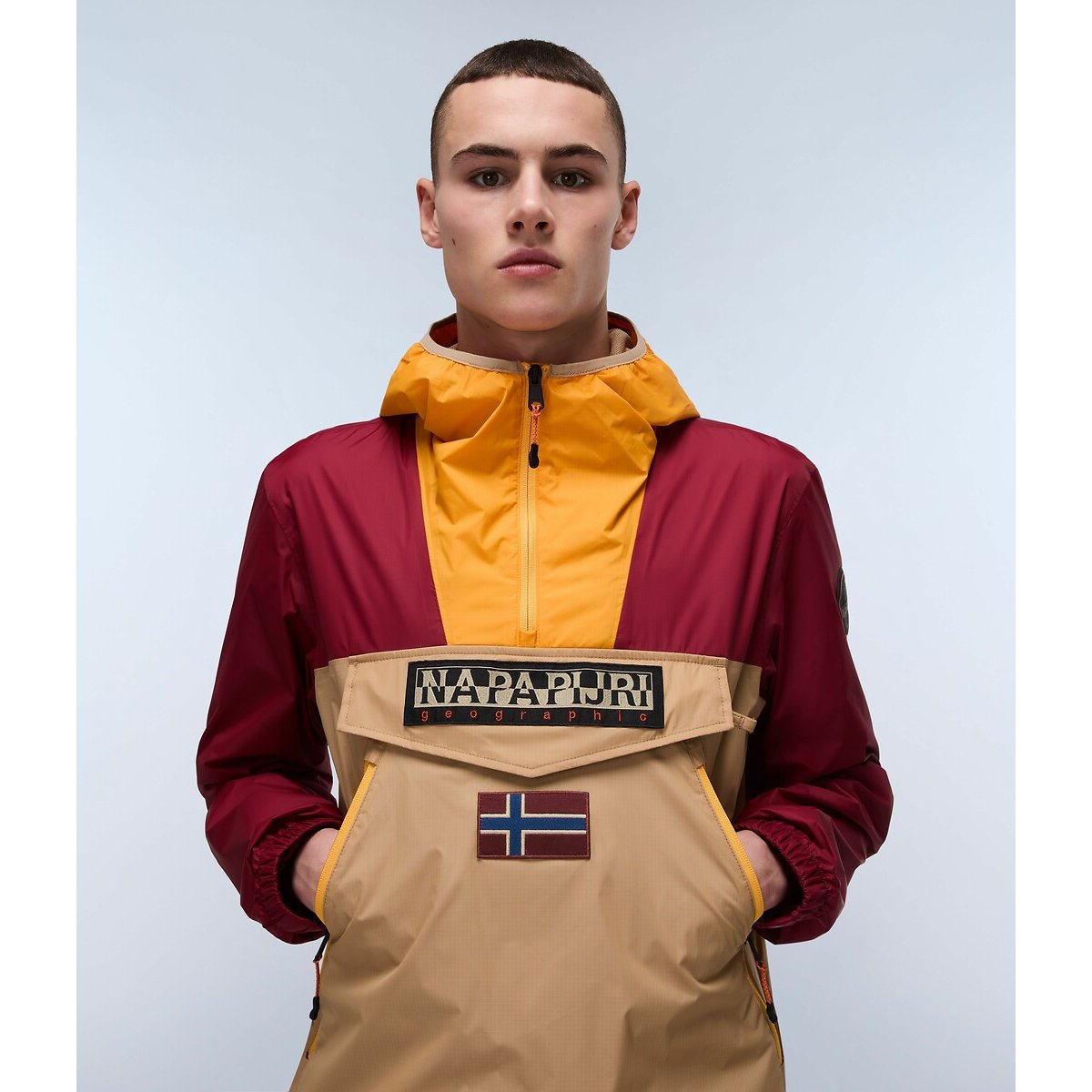 Rainforest Pocket 2 Jacke braun / rot, NAPAPIJRI