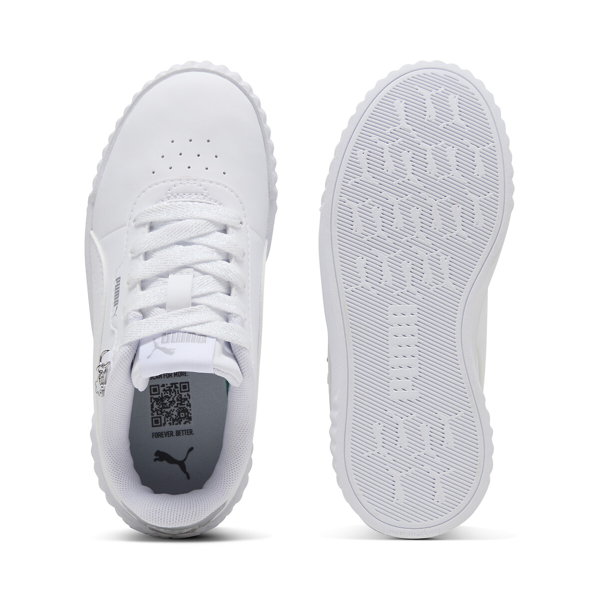 Baskets avec charms CARINA 3.0 CHARM blanc, PUMA