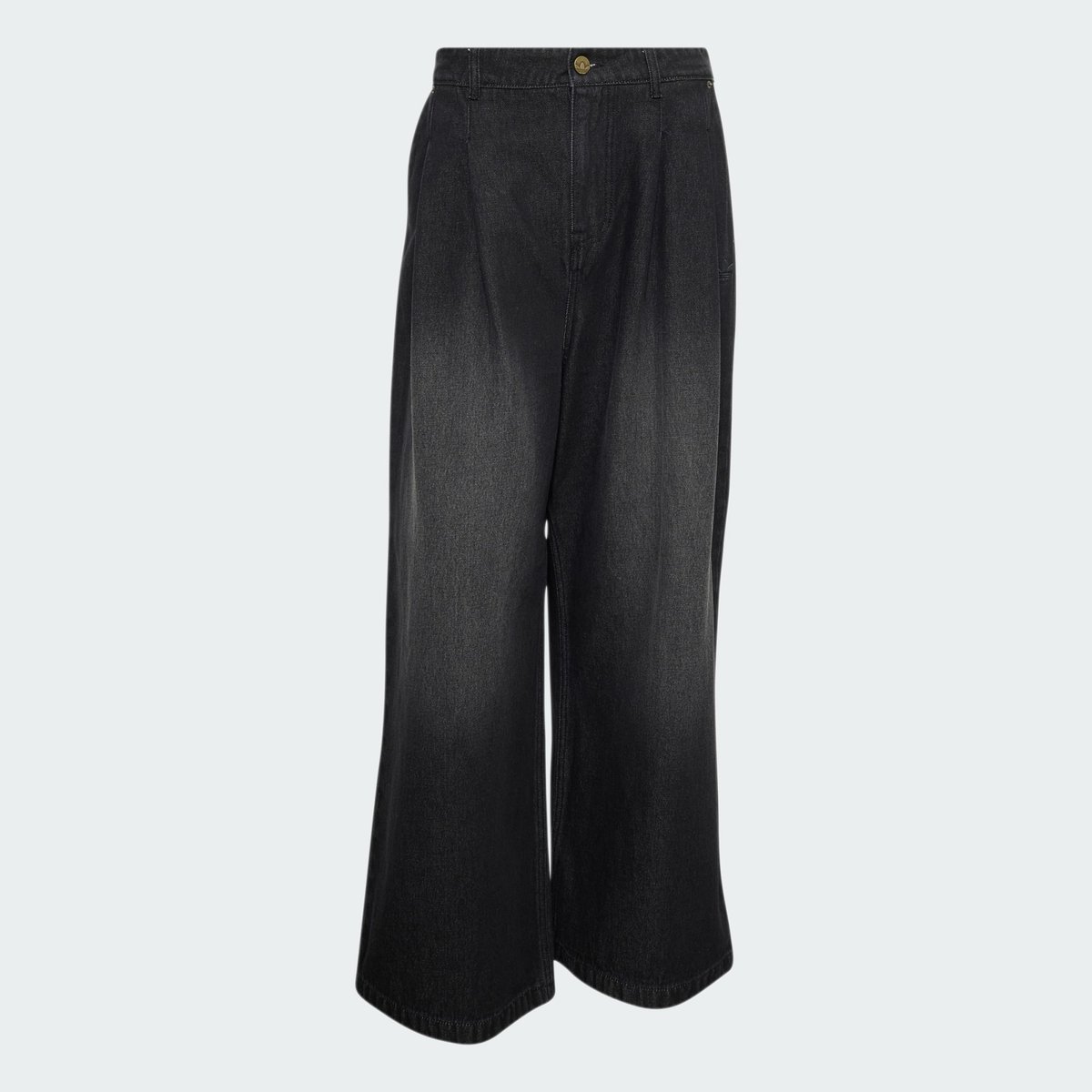 Jean Taille Mi-Haute Wide Leg Jean Taille Mi-Haute Wide Leg true black denim, adidas Originals