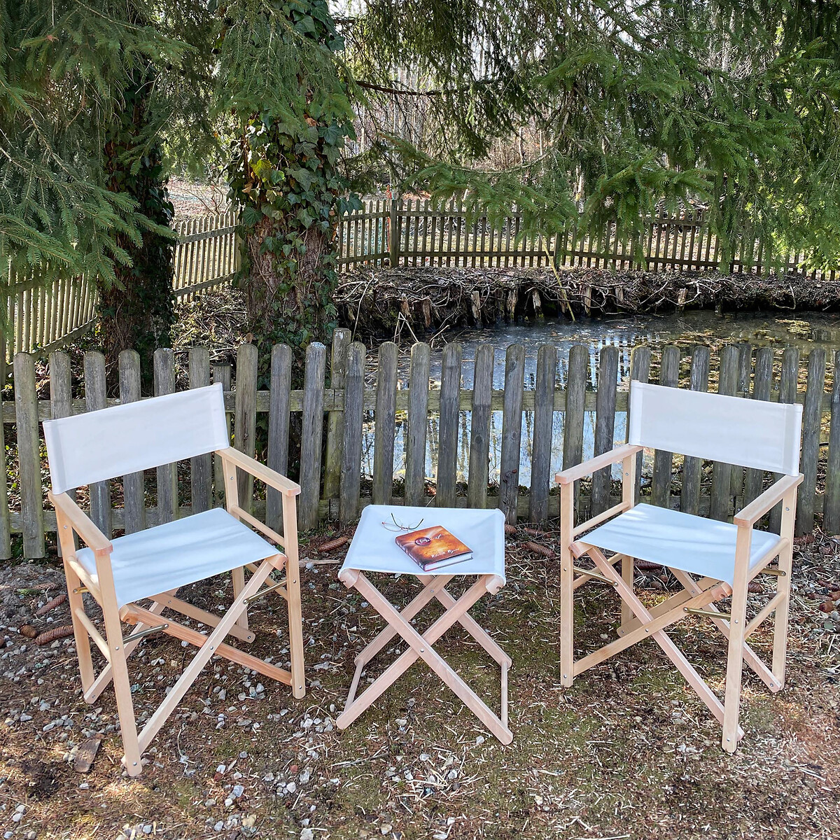 2 klappbare Sessel Monaco beige, EUROPE & NATURE