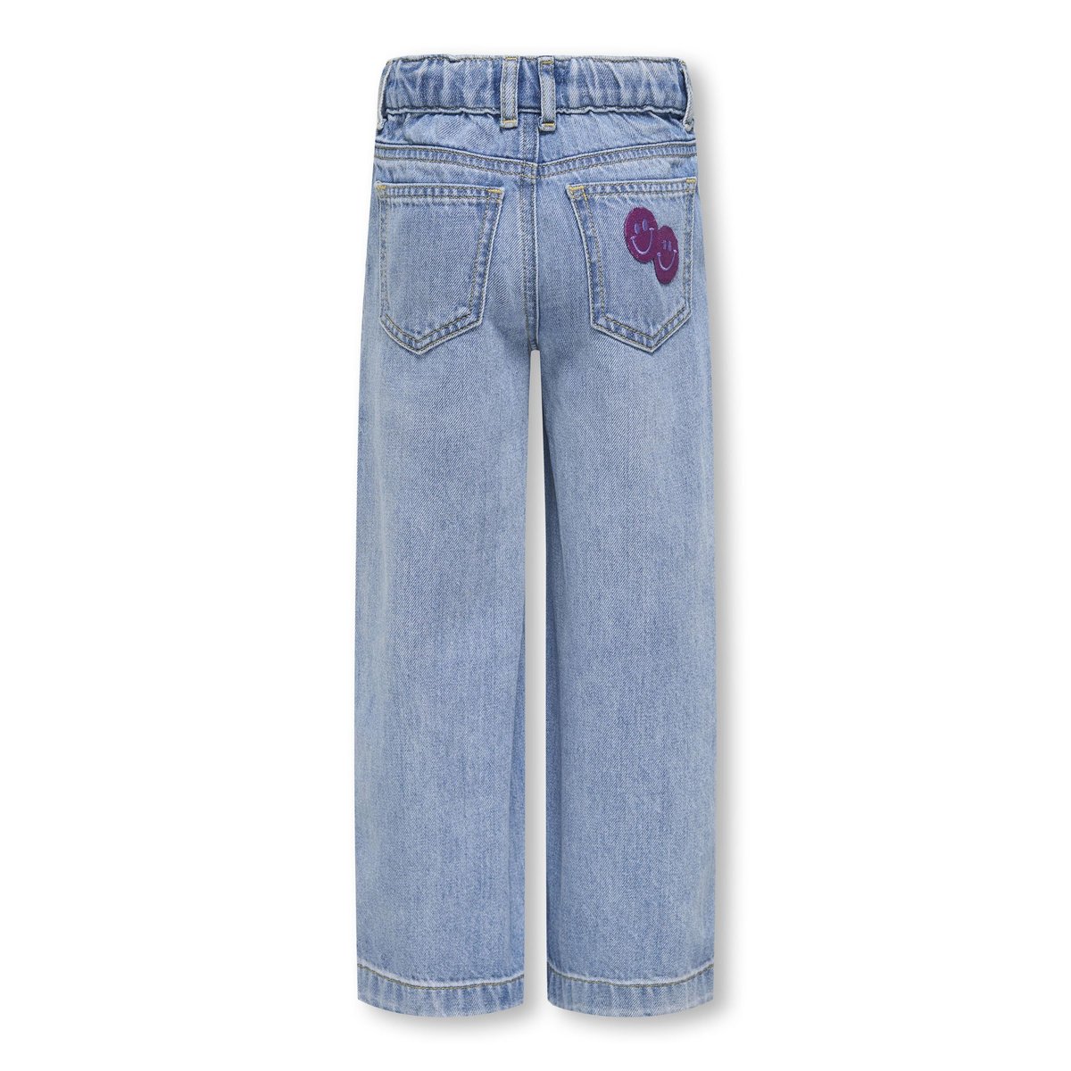 Jean À Jambe Large light blue denim, KIDS ONLY