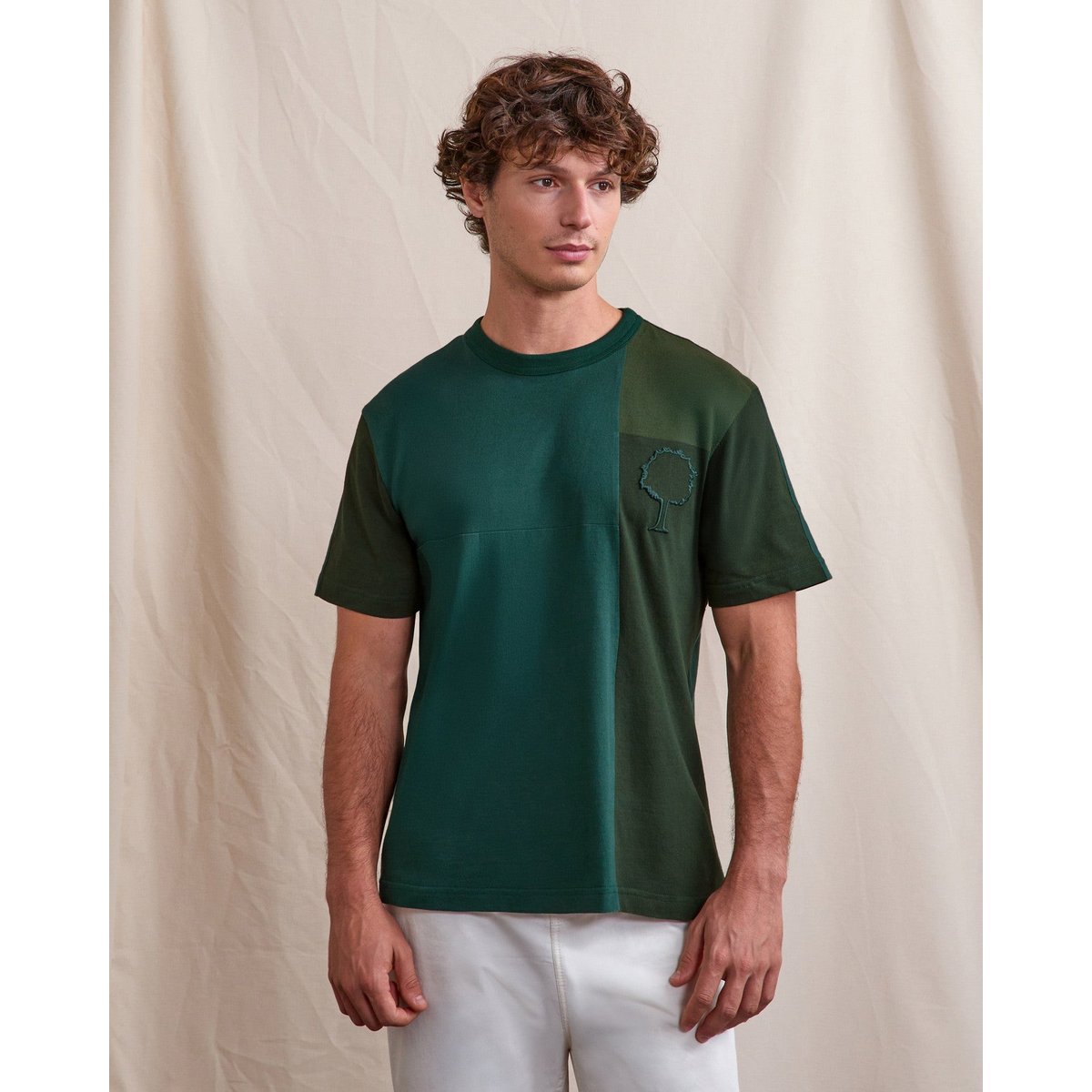T-shirt LUGNY UP vert, FAGUO