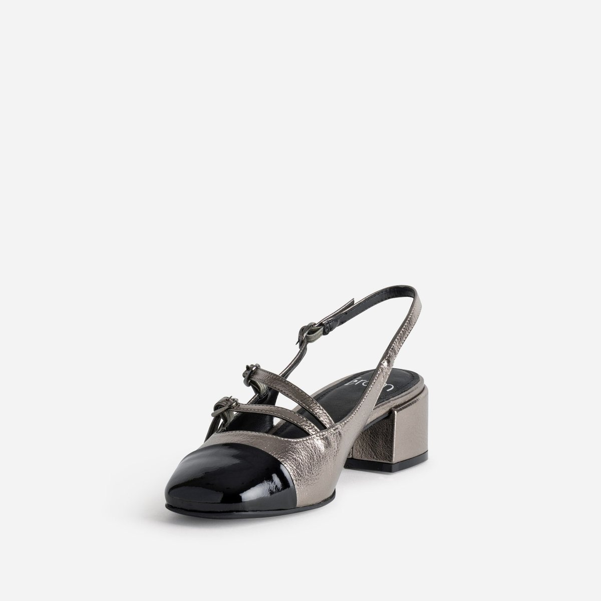Escarpin APOLLINE argent, ERAM