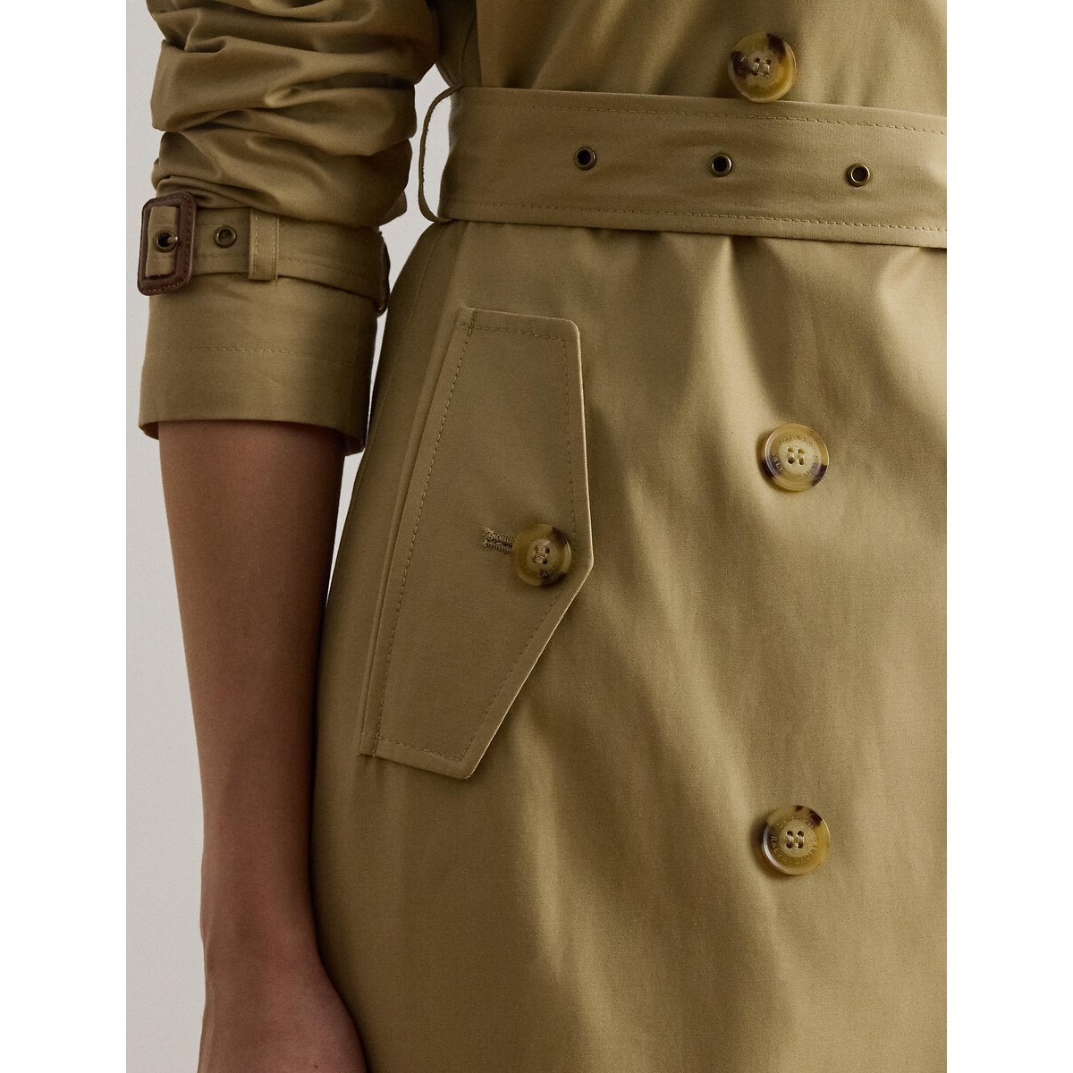 Trench con cintura beige, LAUREN RALPH LAUREN