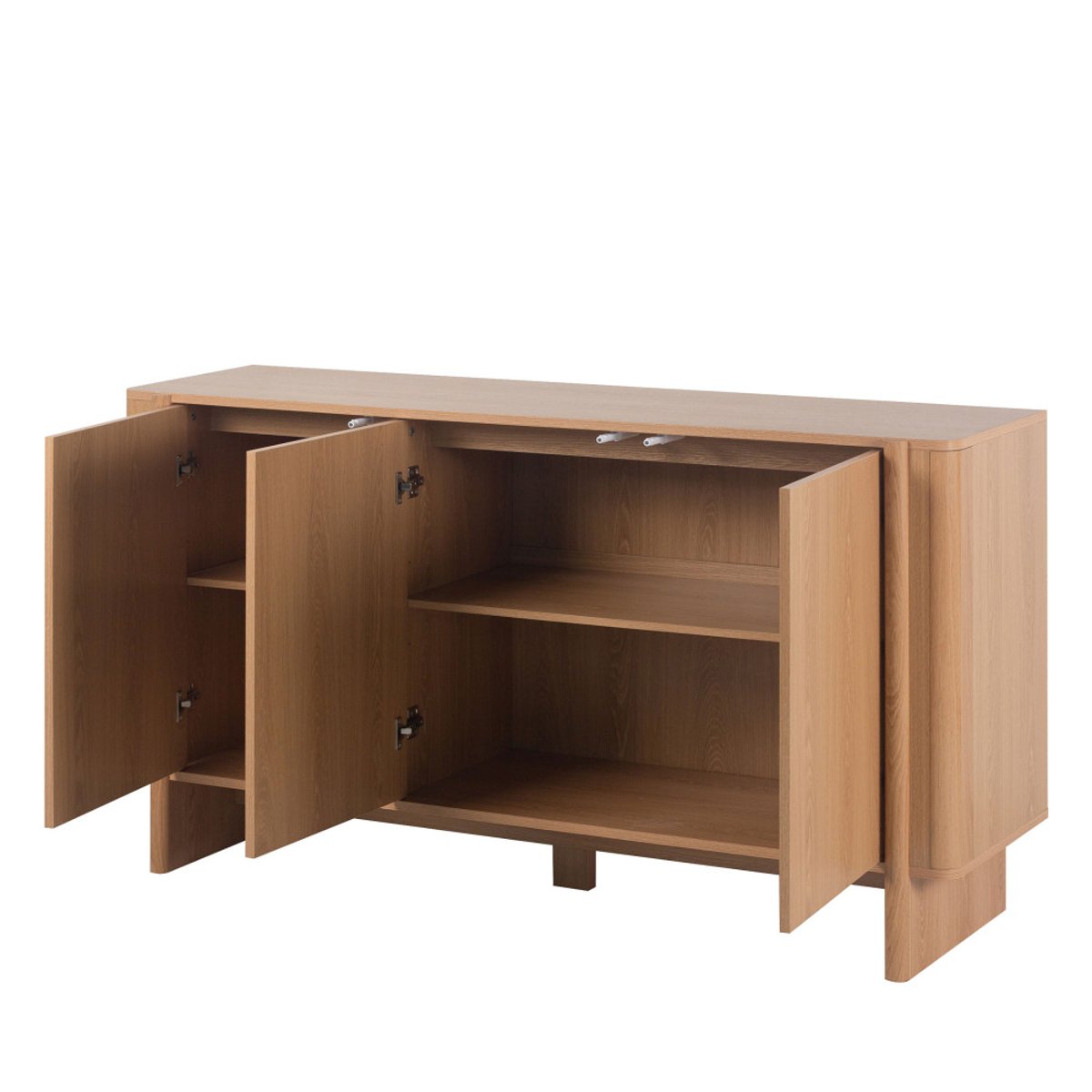 Buffet 3 portes en bois L 140 cm- OLI bois clair, DRAWER