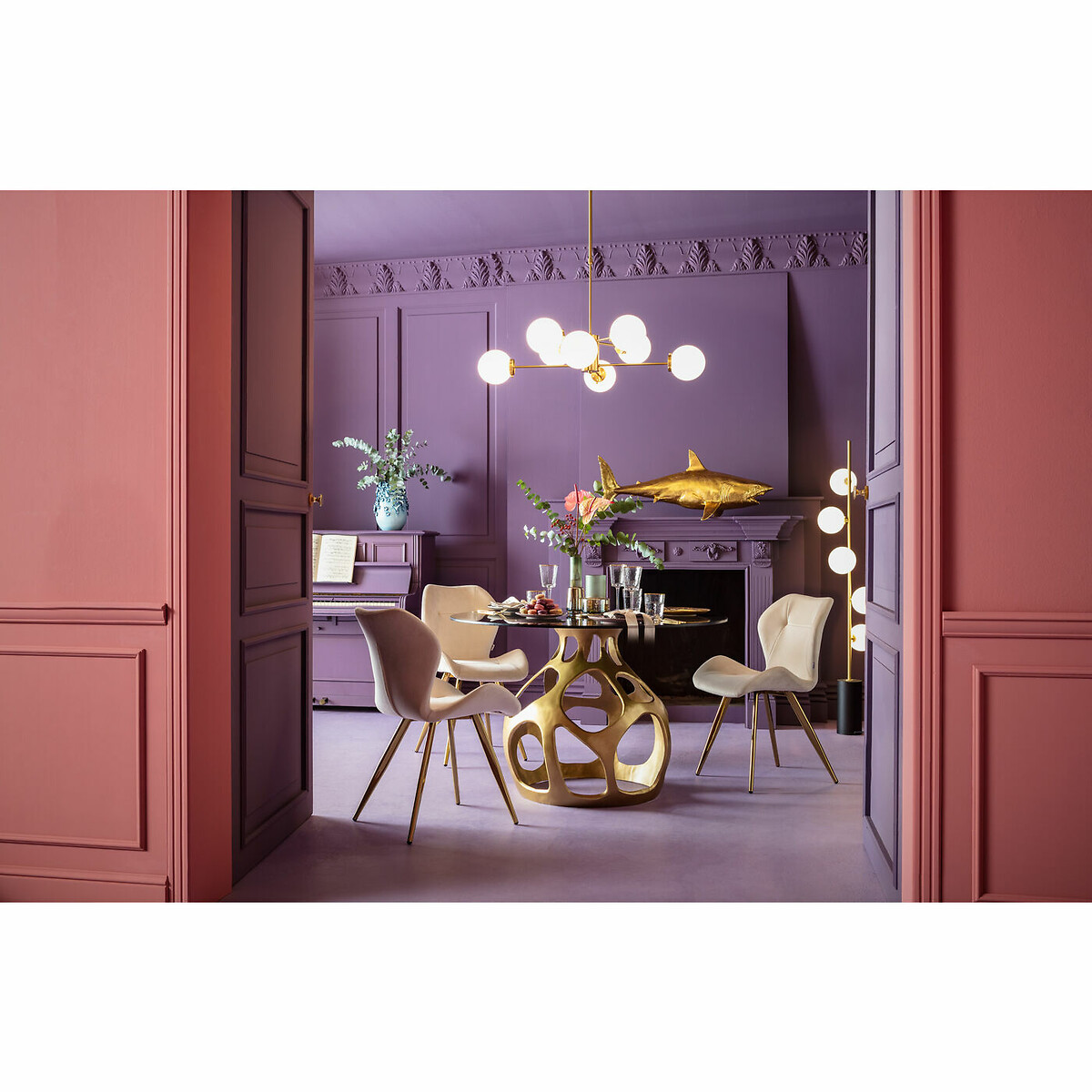 Suspension Heavenly doré Ø98cm doré, KARE DESIGN