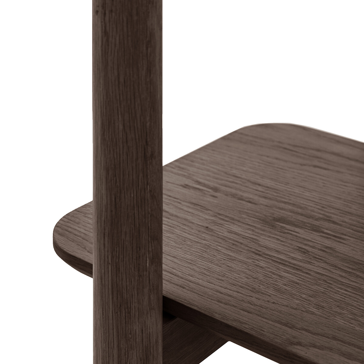 Hale Smoked Wood Open Display Shelving Unit smoked oak, ÉDITÉ
