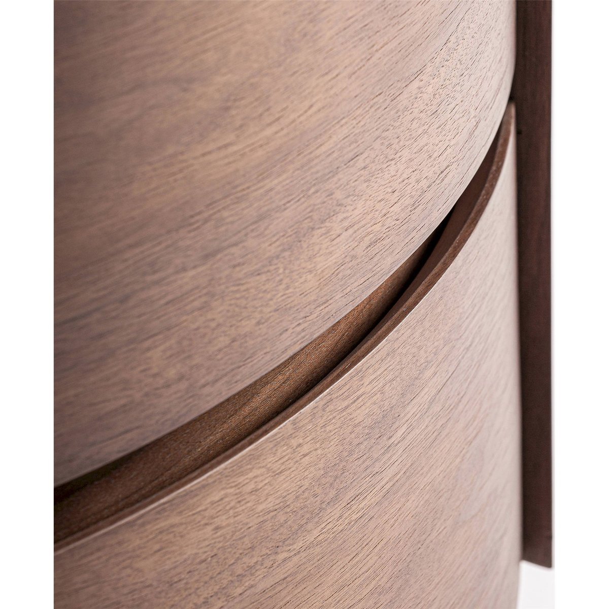 Table de chevet en bois vieilli style contemporain marron clair finition vieillie, RECOLLECTION