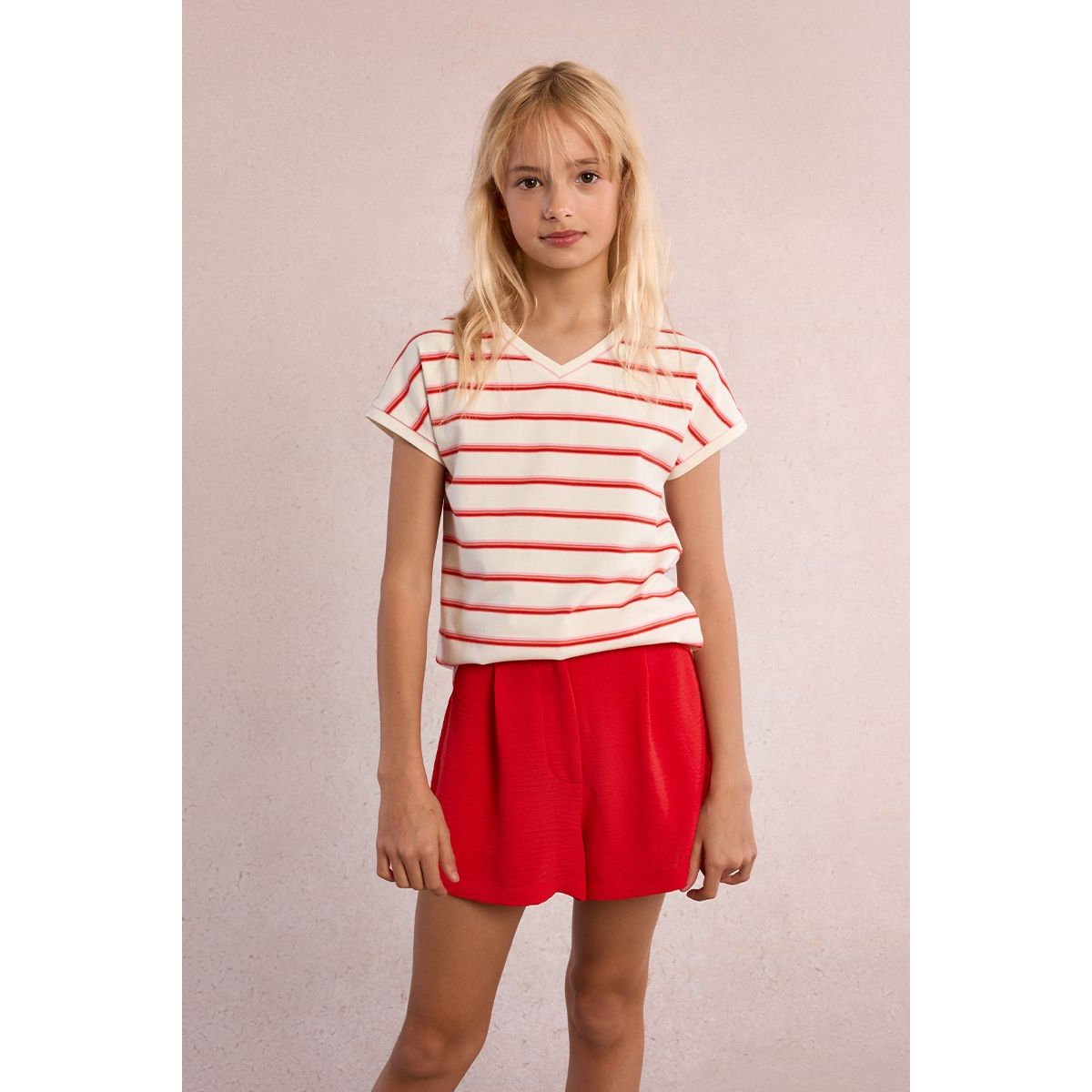 T-shirt à rayures offwhite, MOLLY BRACKEN GIRL