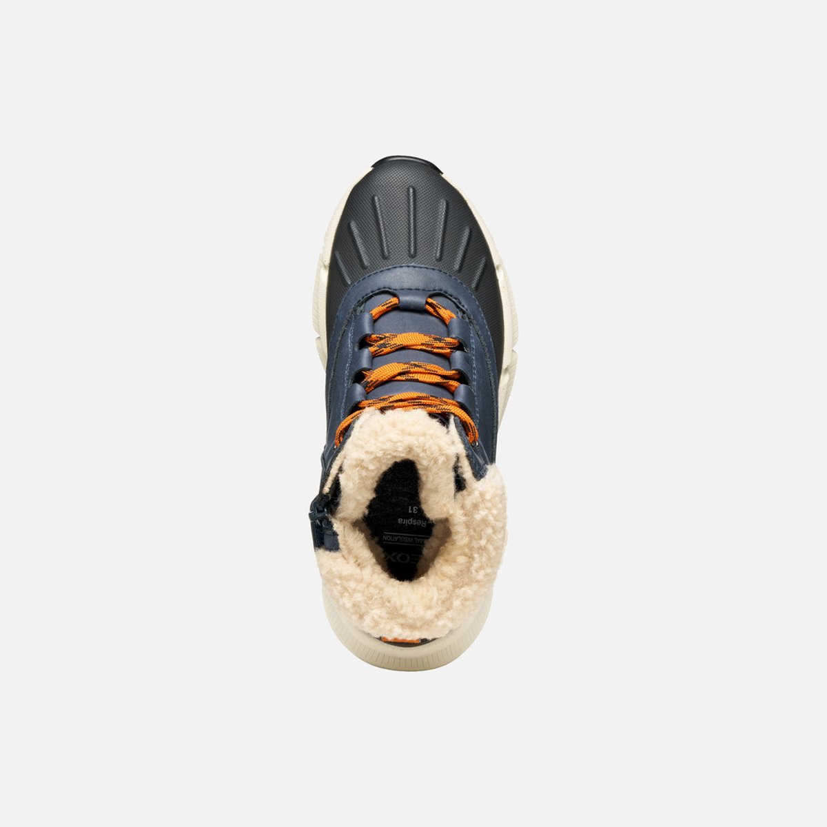Bottes Et Bottines J FLEXYPER PLUS B ABX bleu marine/orange foncé, GEOX