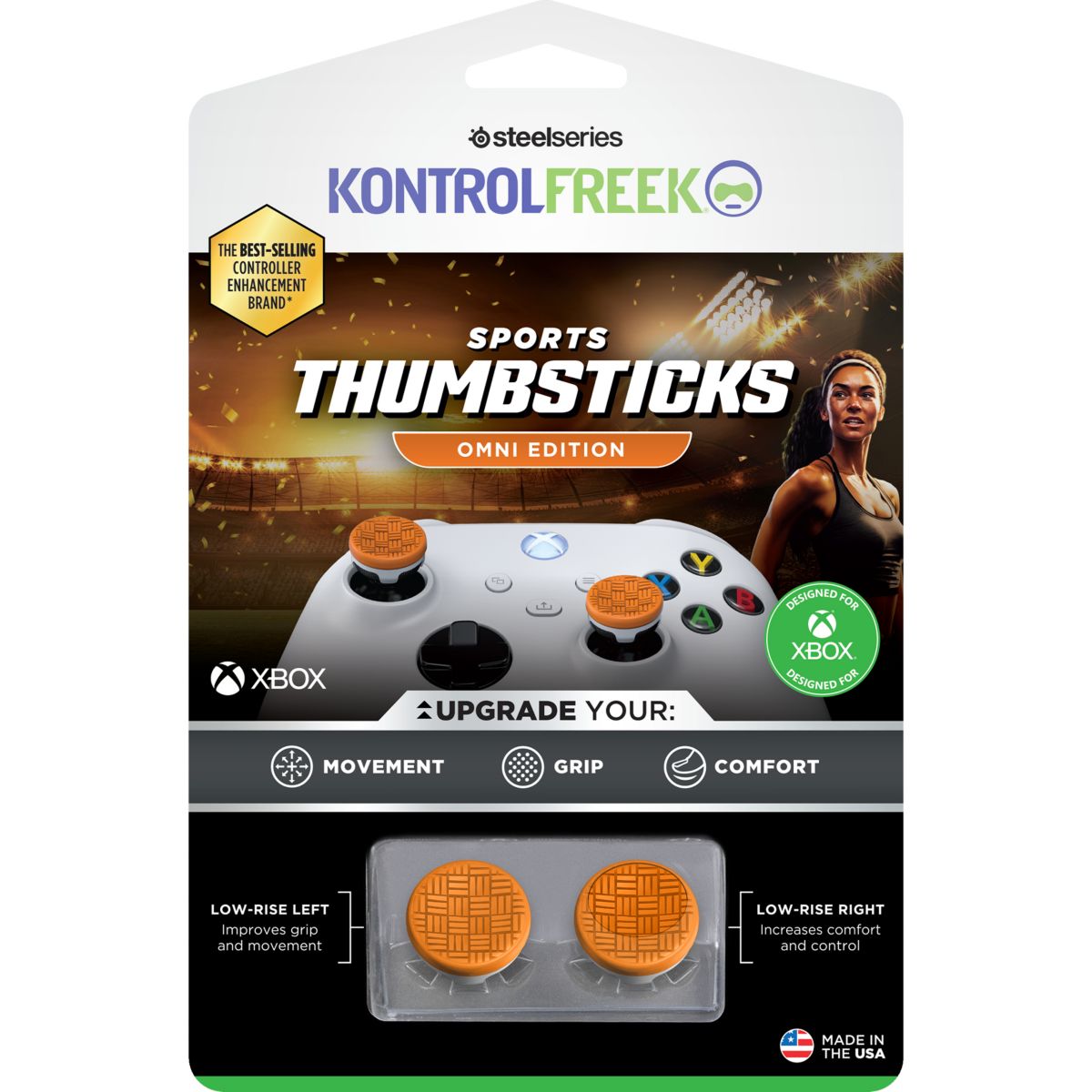 Accessoire manette Sports - Clutch Wht/Blk XBX couleur unique, STEELSERIES