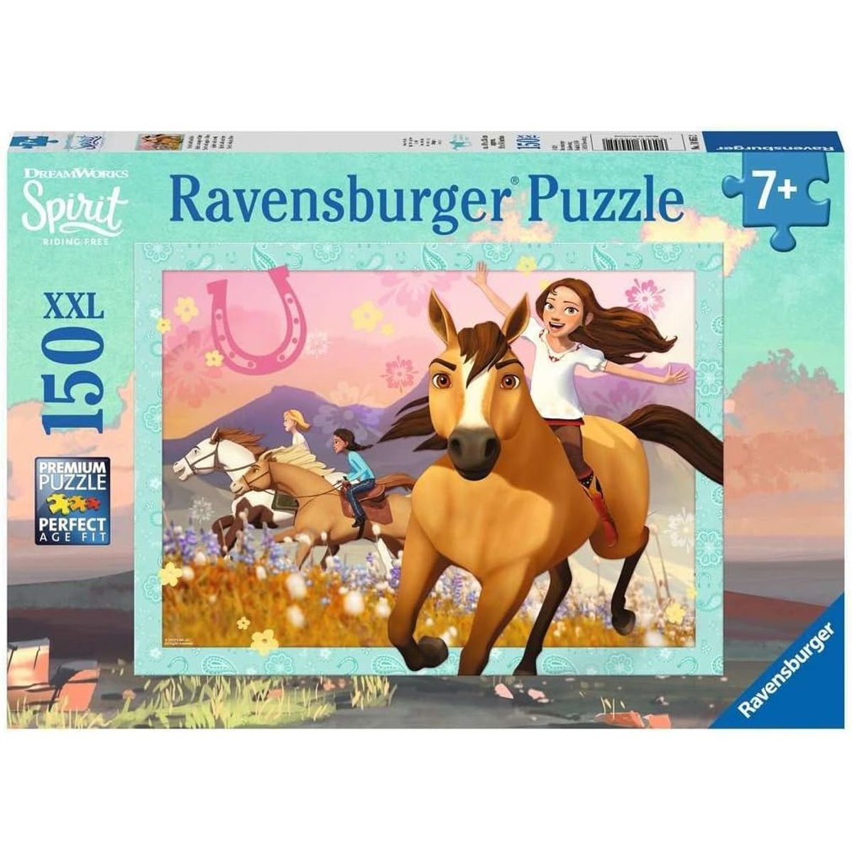 Puzzle Spirit sauvage et libre 150 pcs XXL bleu, RAVENSBURGER