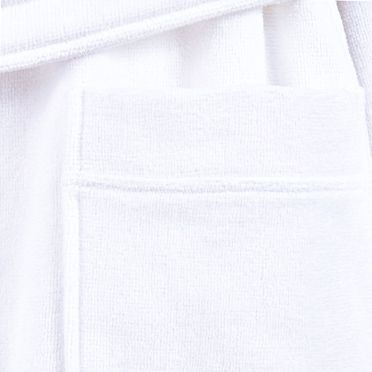 Peignoir capuche éponge velours 450 g/m2, Trizie blanc, LA REDOUTE INTERIEURS