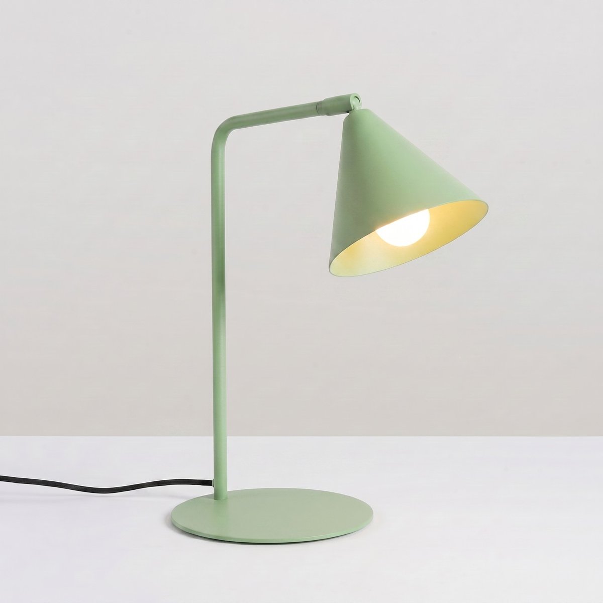 Lampe de bureau Acier Sauge E14 1 Nox sauge, EDEN