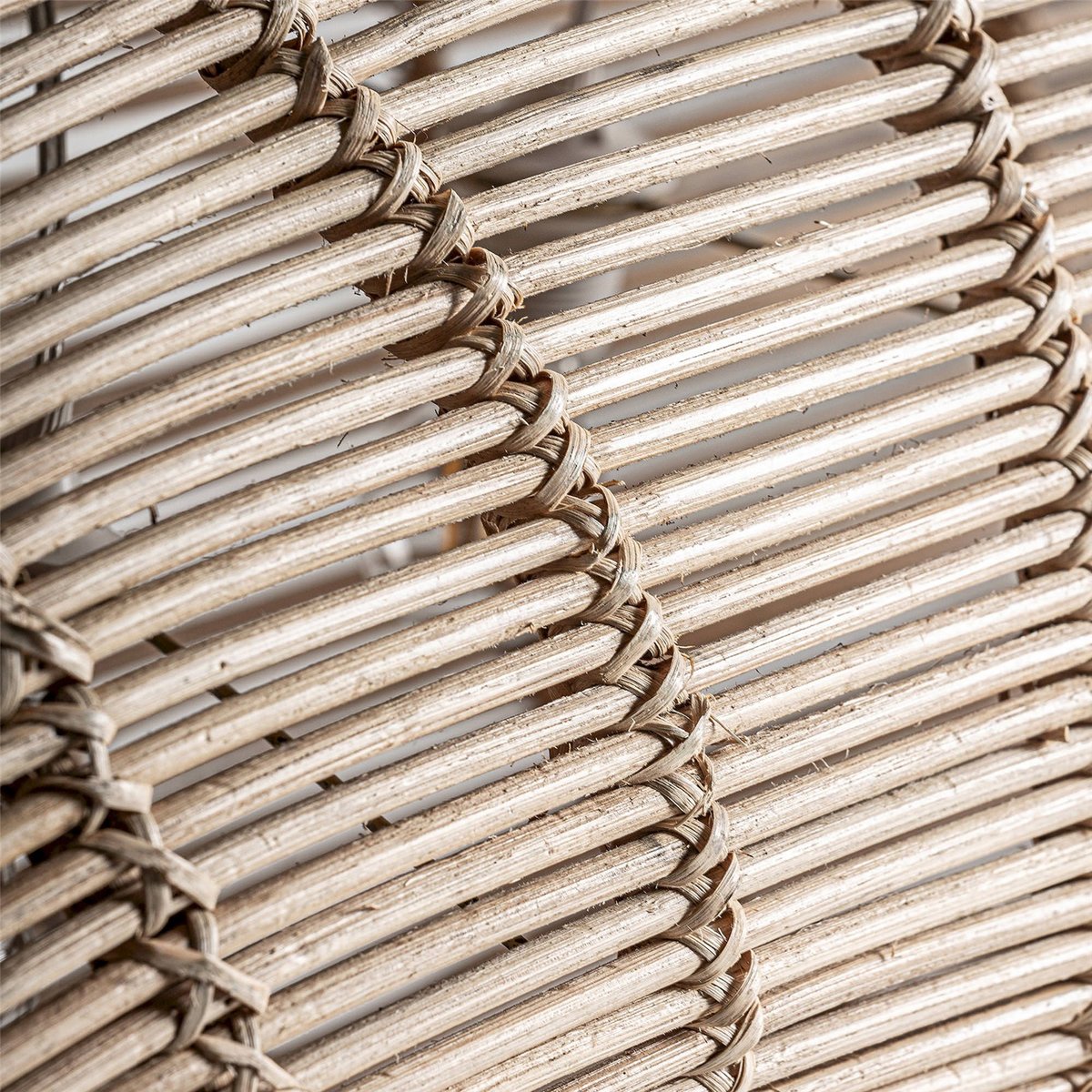 Suspension en rotin forme poisson marron naturel effet bois, RECOLLECTION