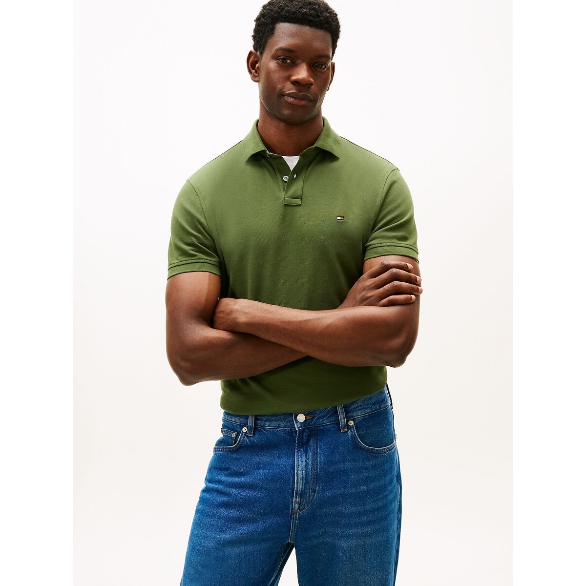 Polo  manches courtes regular 1985 pin, TOMMY HILFIGER