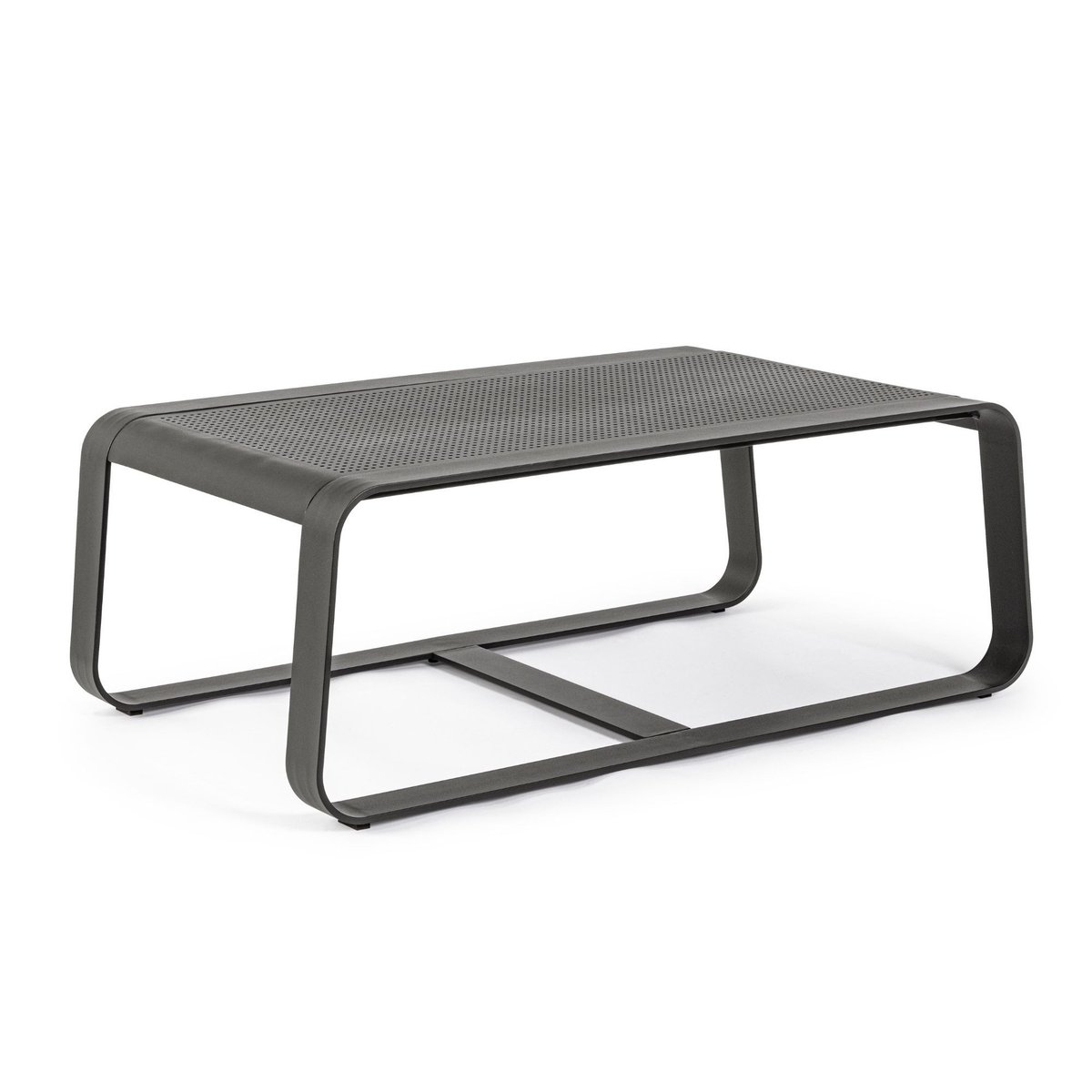 Table basse de jardin rectangulaire en métal L105 - ETRETAT anthracite, HELLIN, DEPUIS 1862