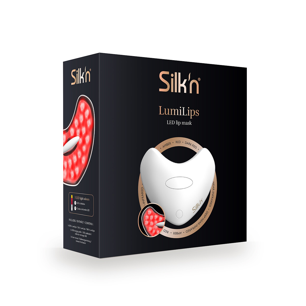 Lumilips LED masker wit, SILKN